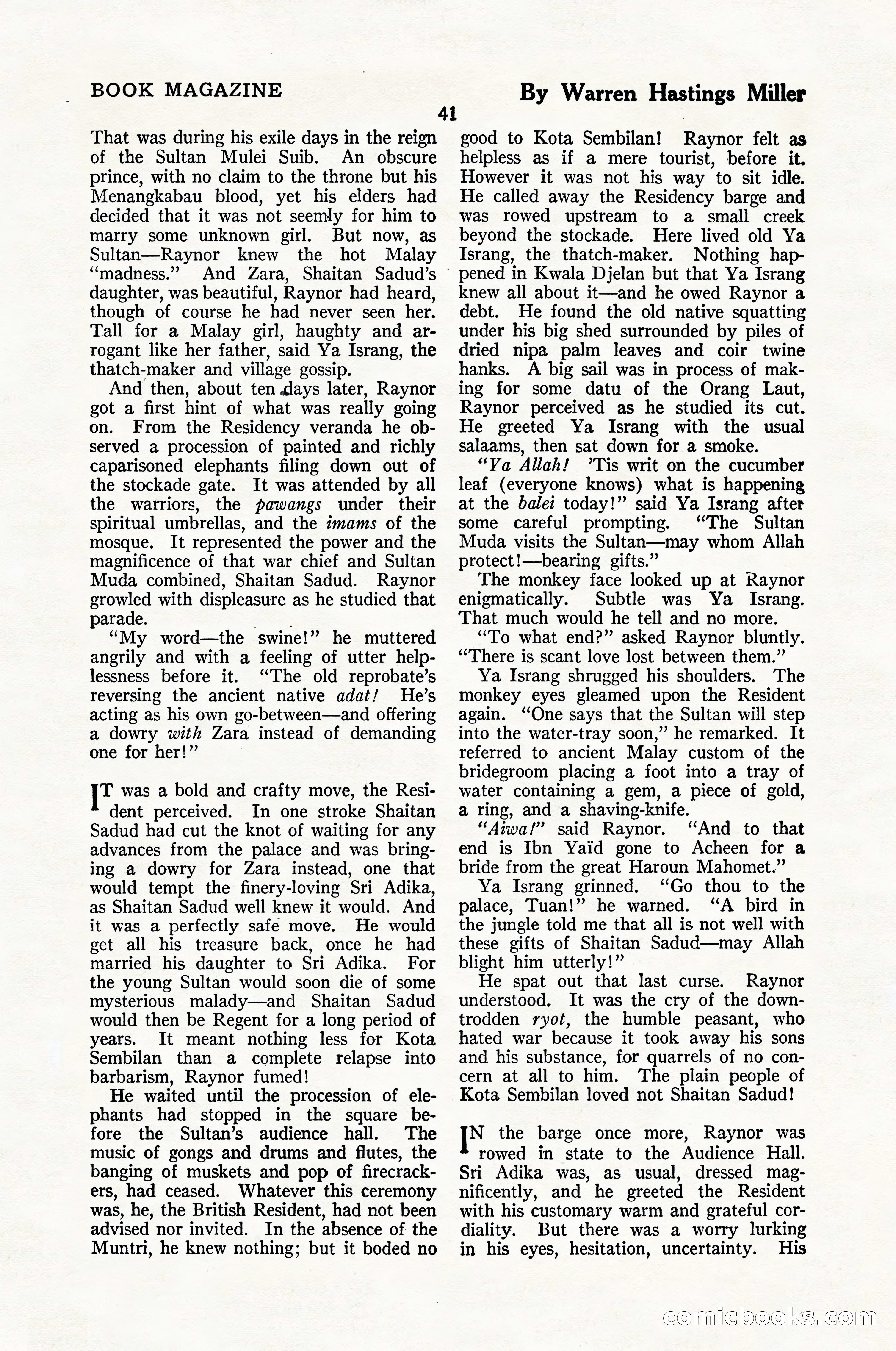The Blue Book Magazine, January 1926 — page 43 of 208