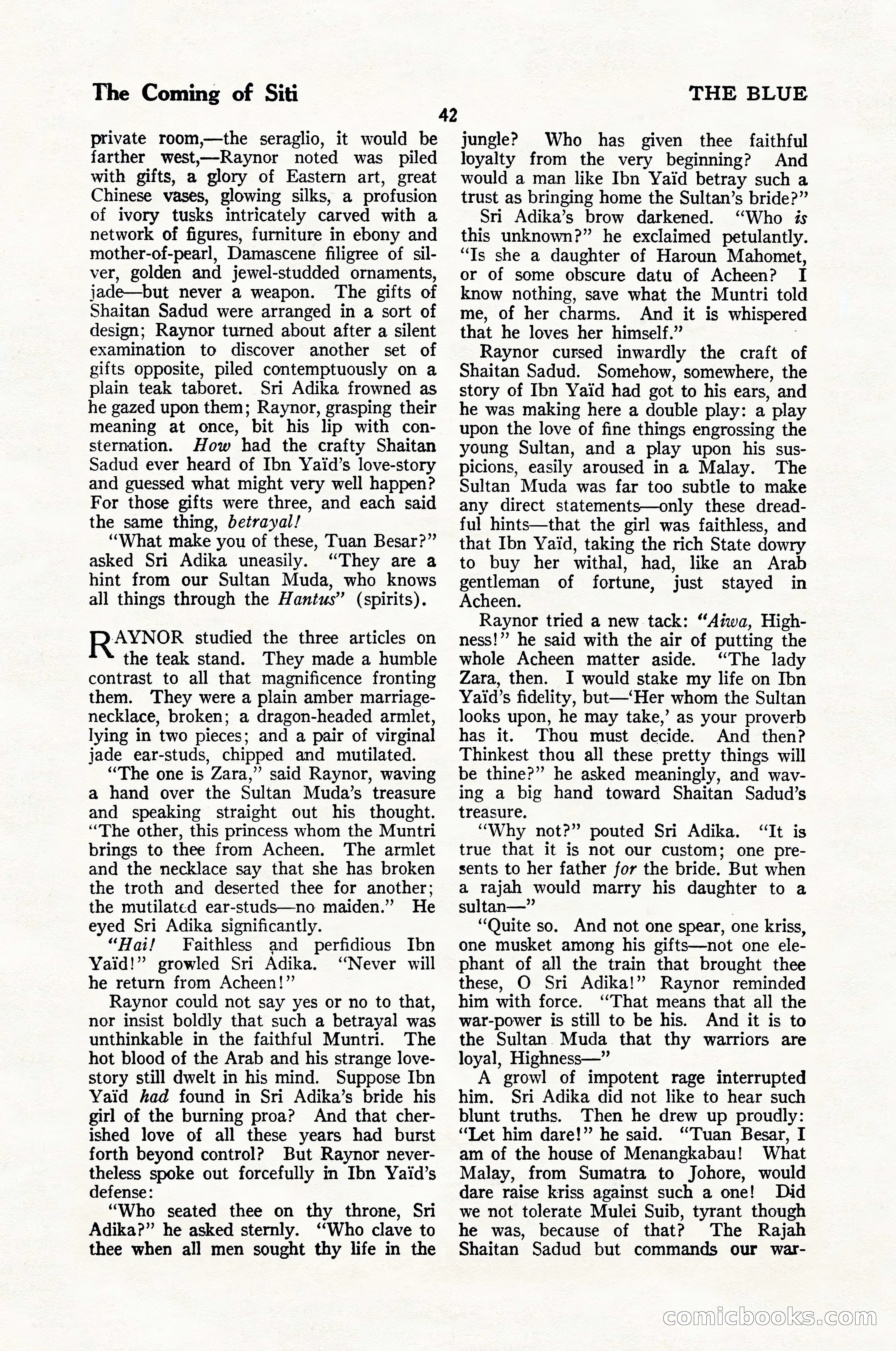 The Blue Book Magazine, January 1926 — page 44 of 208