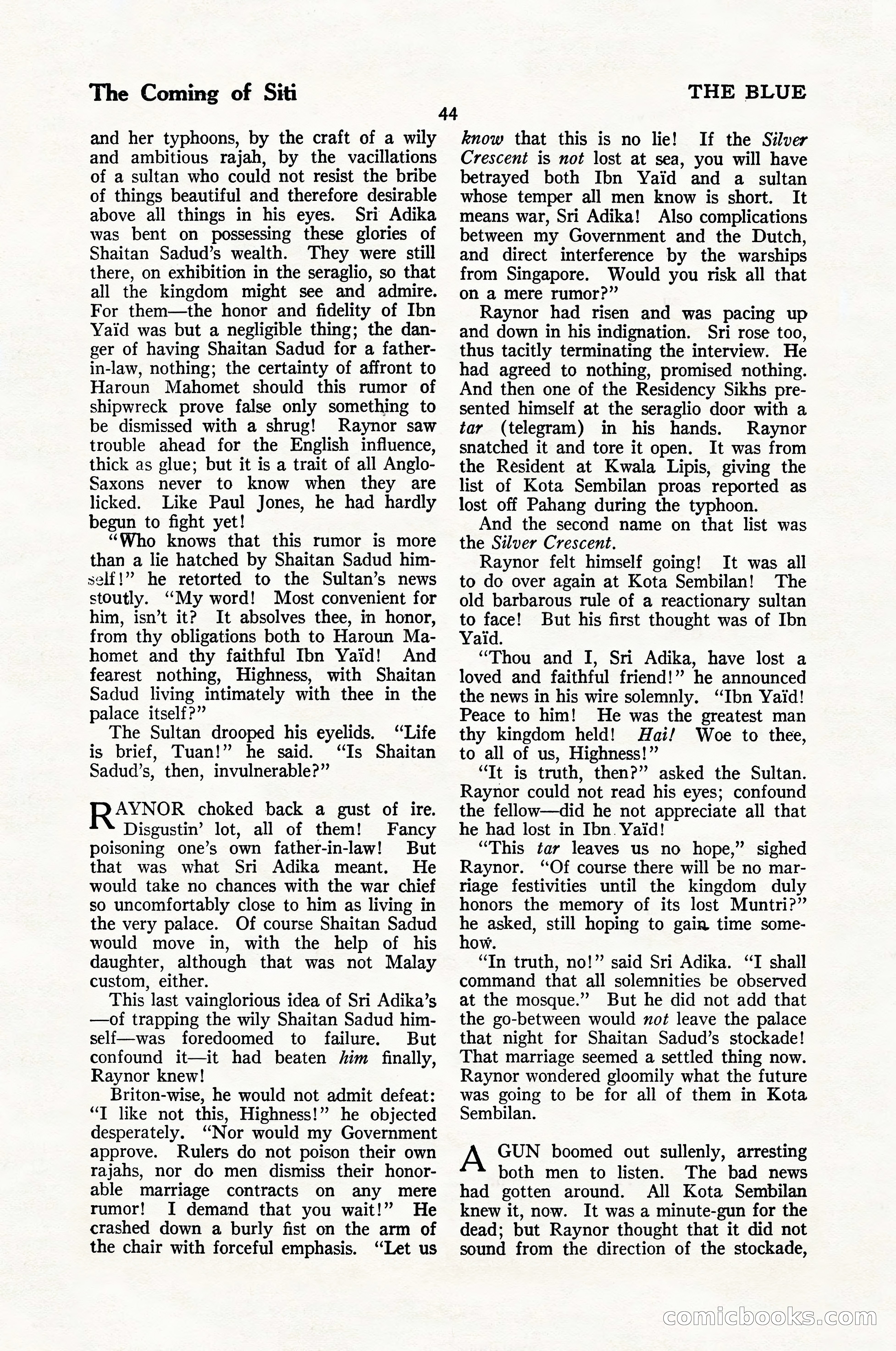 The Blue Book Magazine, January 1926 — page 46 of 208
