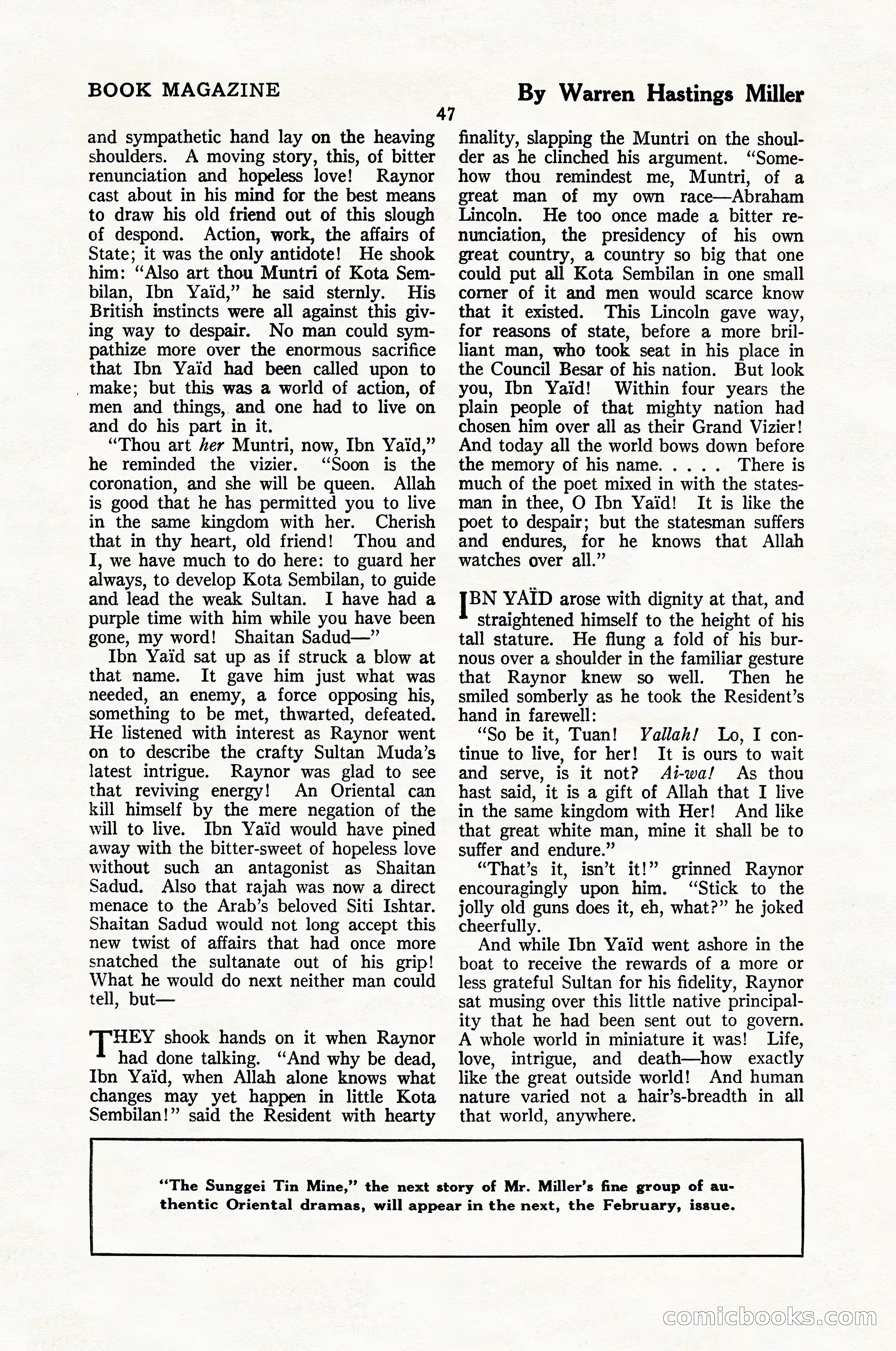 The Blue Book Magazine, January 1926 — page 49 of 208