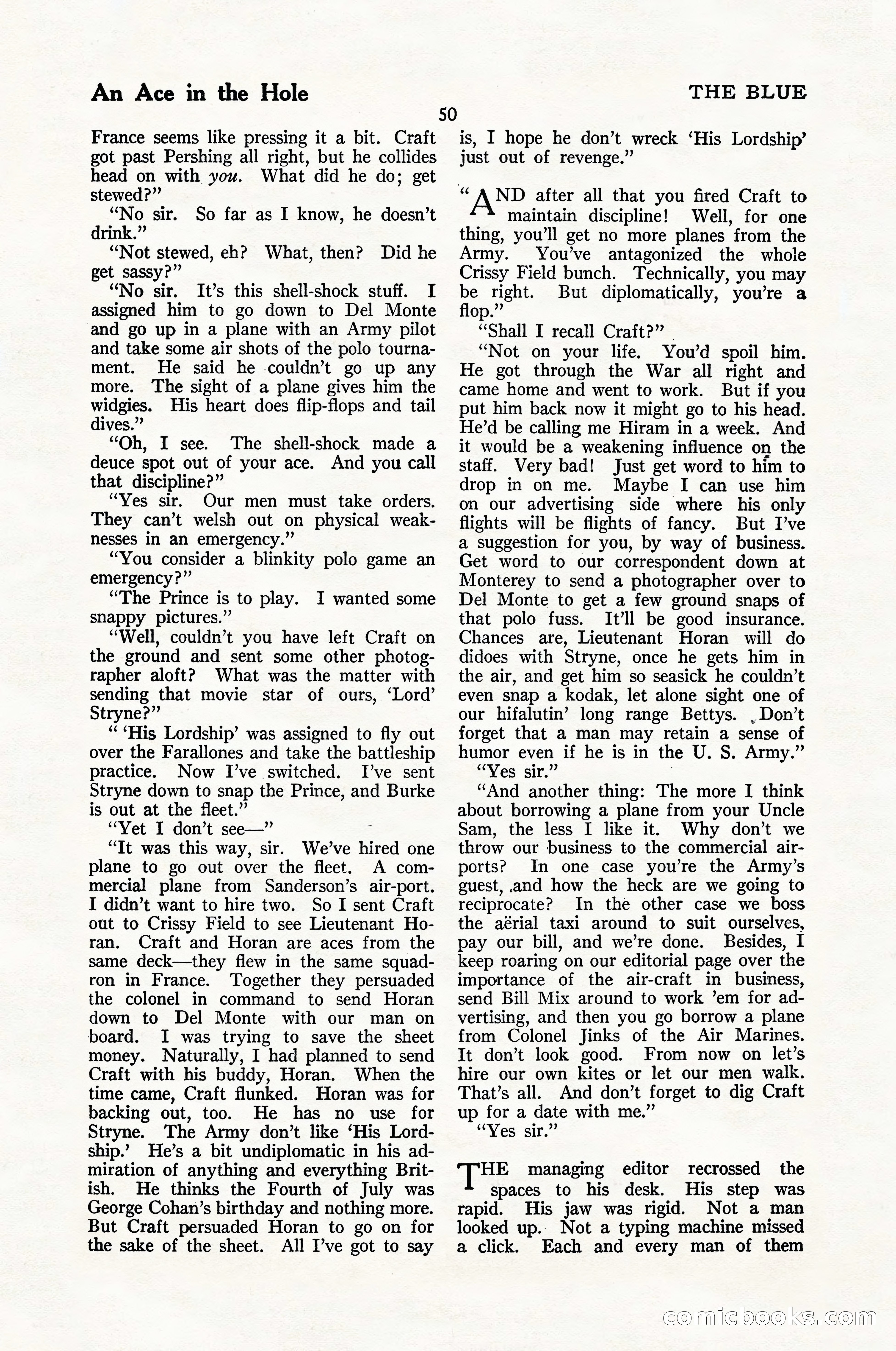 The Blue Book Magazine, January 1926 — page 52 of 208