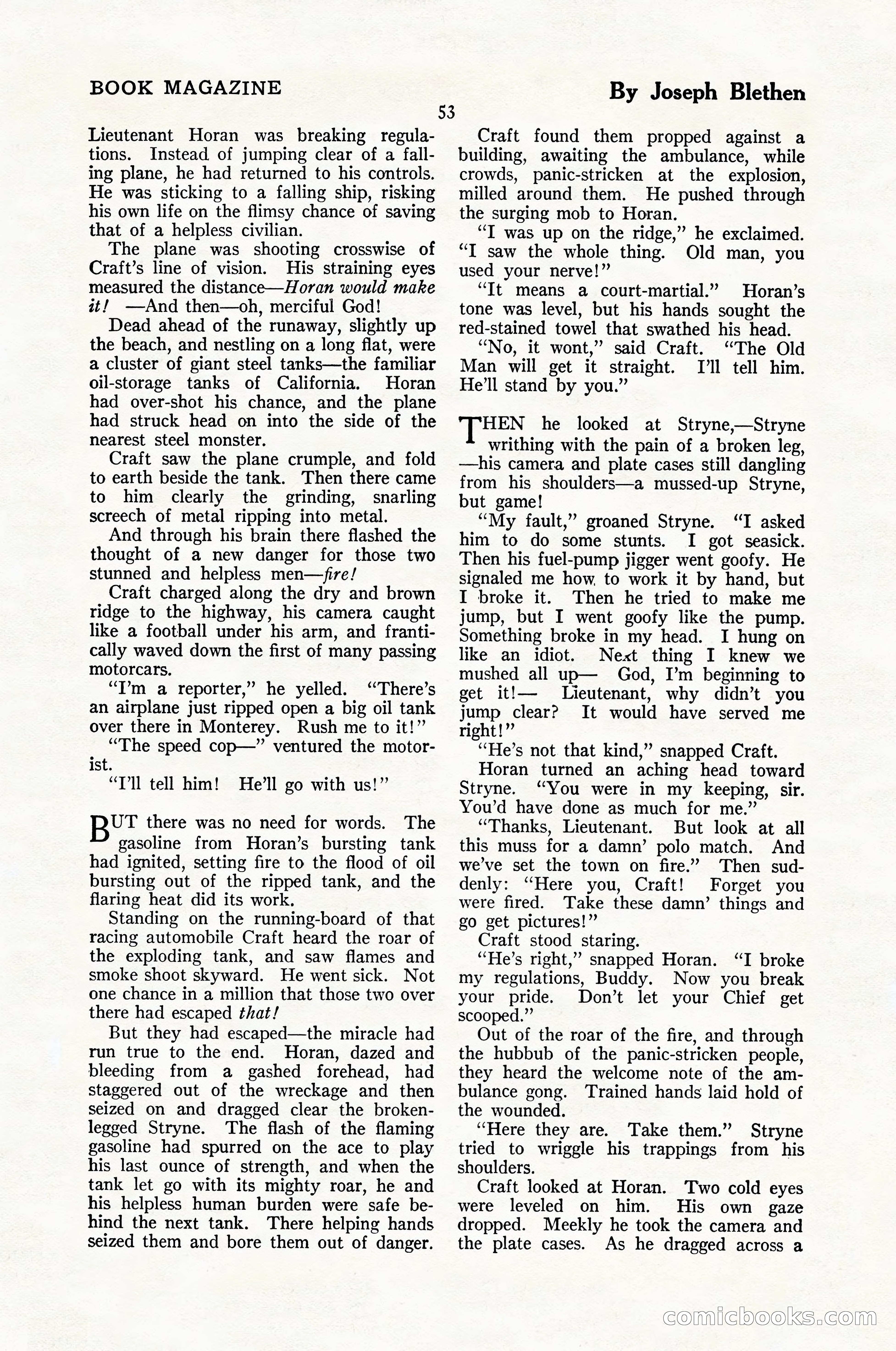 The Blue Book Magazine, January 1926 — page 55 of 208