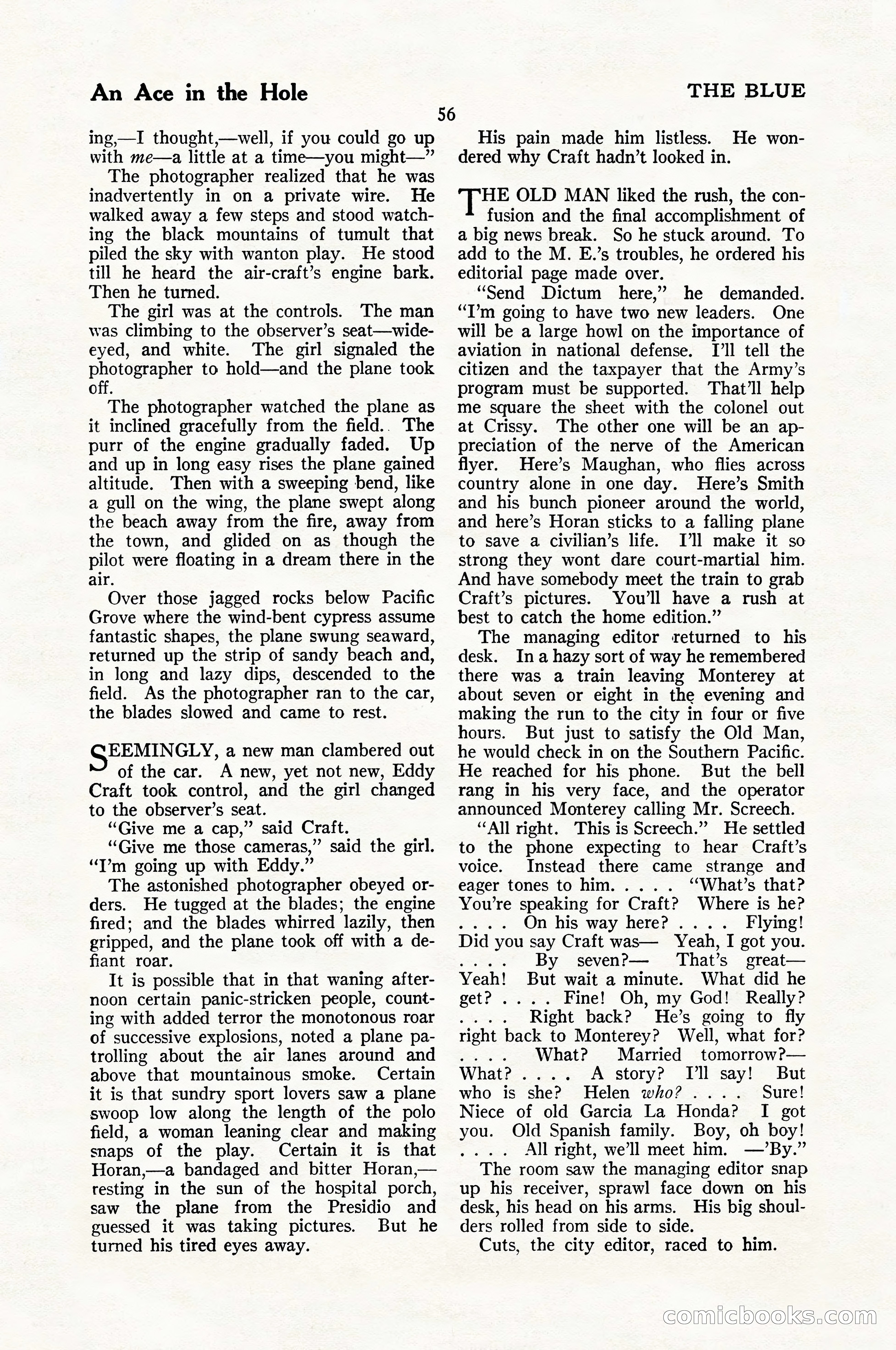 The Blue Book Magazine, January 1926 — page 58 of 208