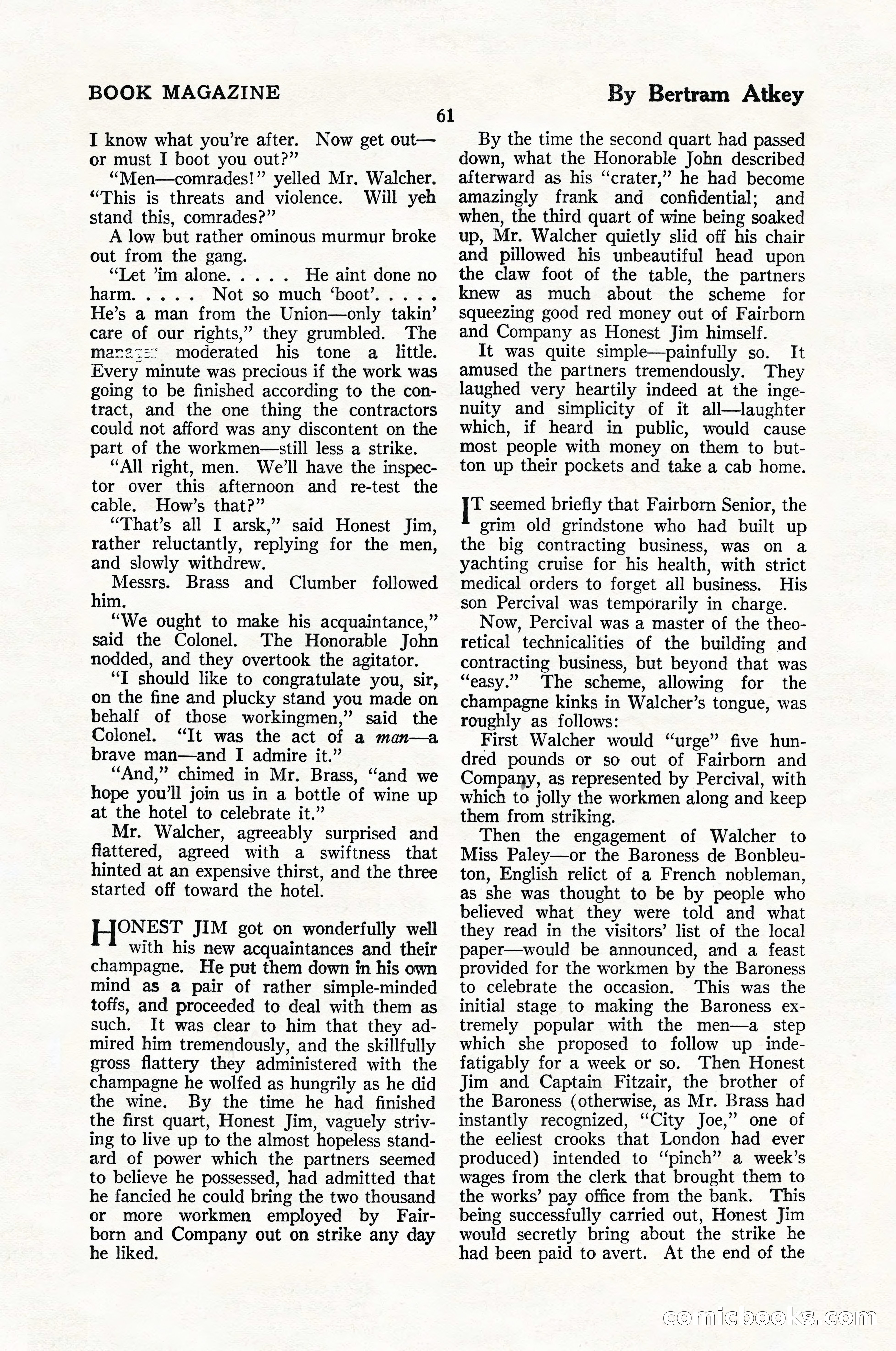 The Blue Book Magazine, January 1926 — page 63 of 208