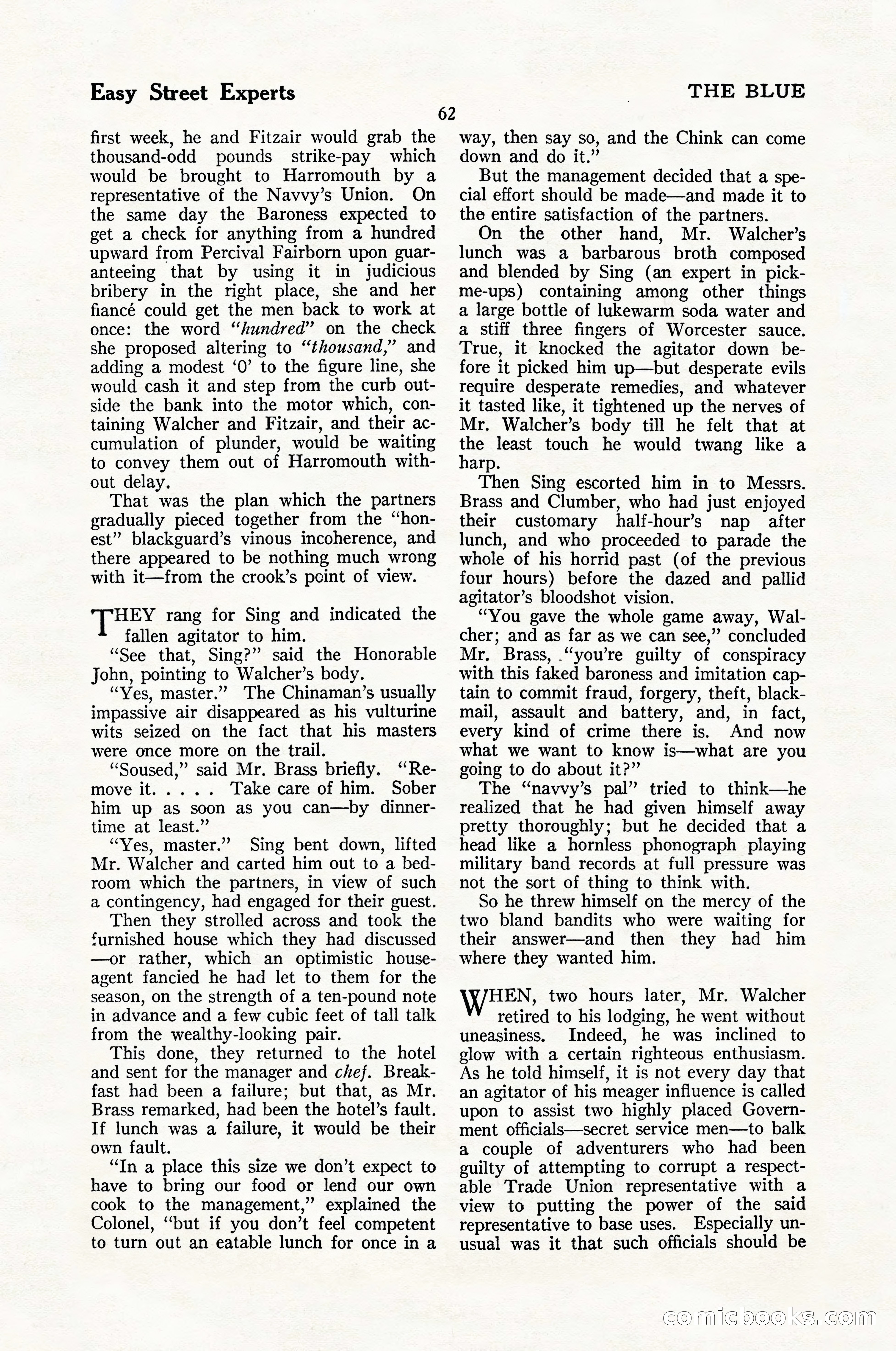 The Blue Book Magazine, January 1926 — page 64 of 208