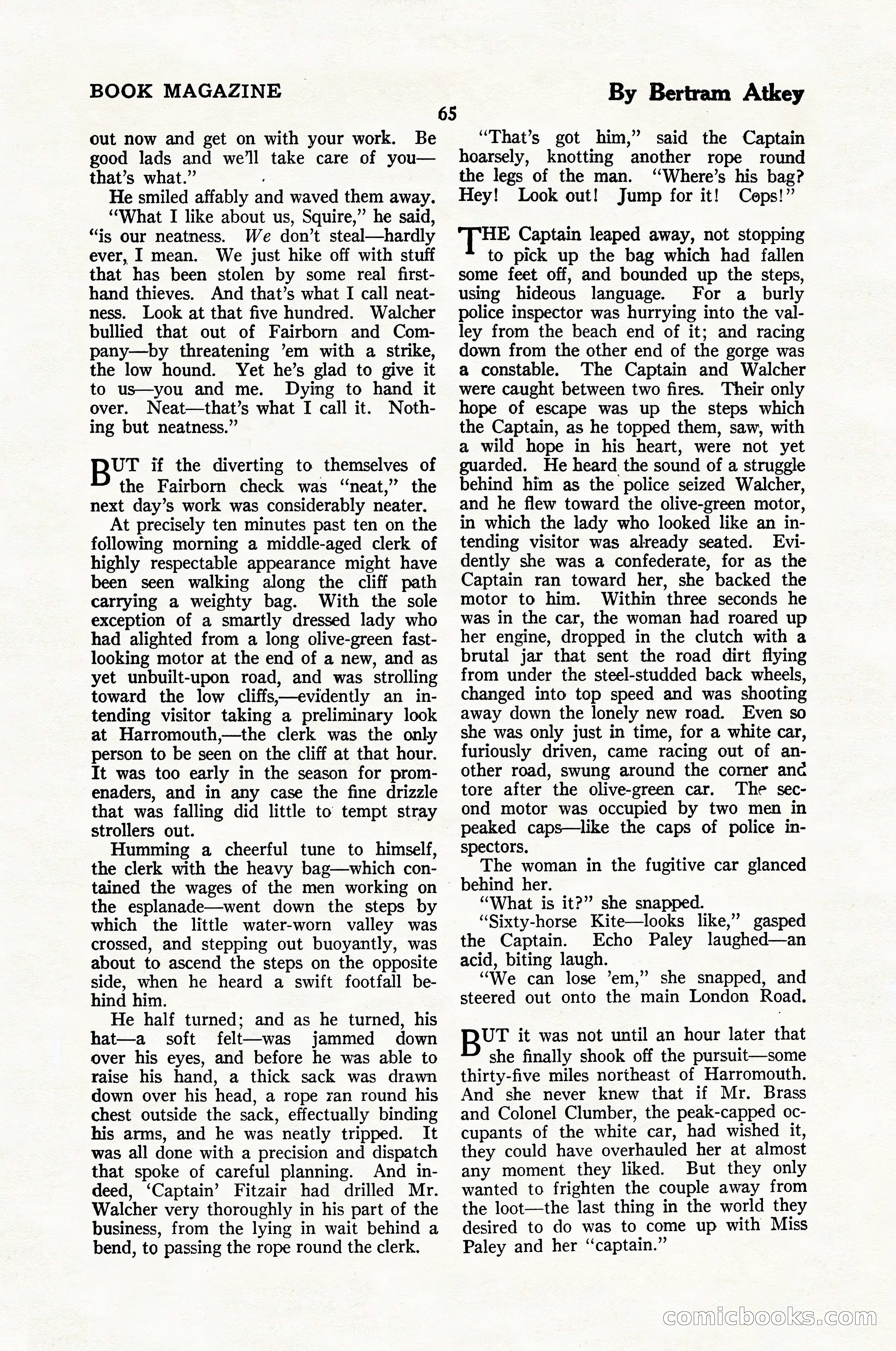 The Blue Book Magazine, January 1926 — page 67 of 208