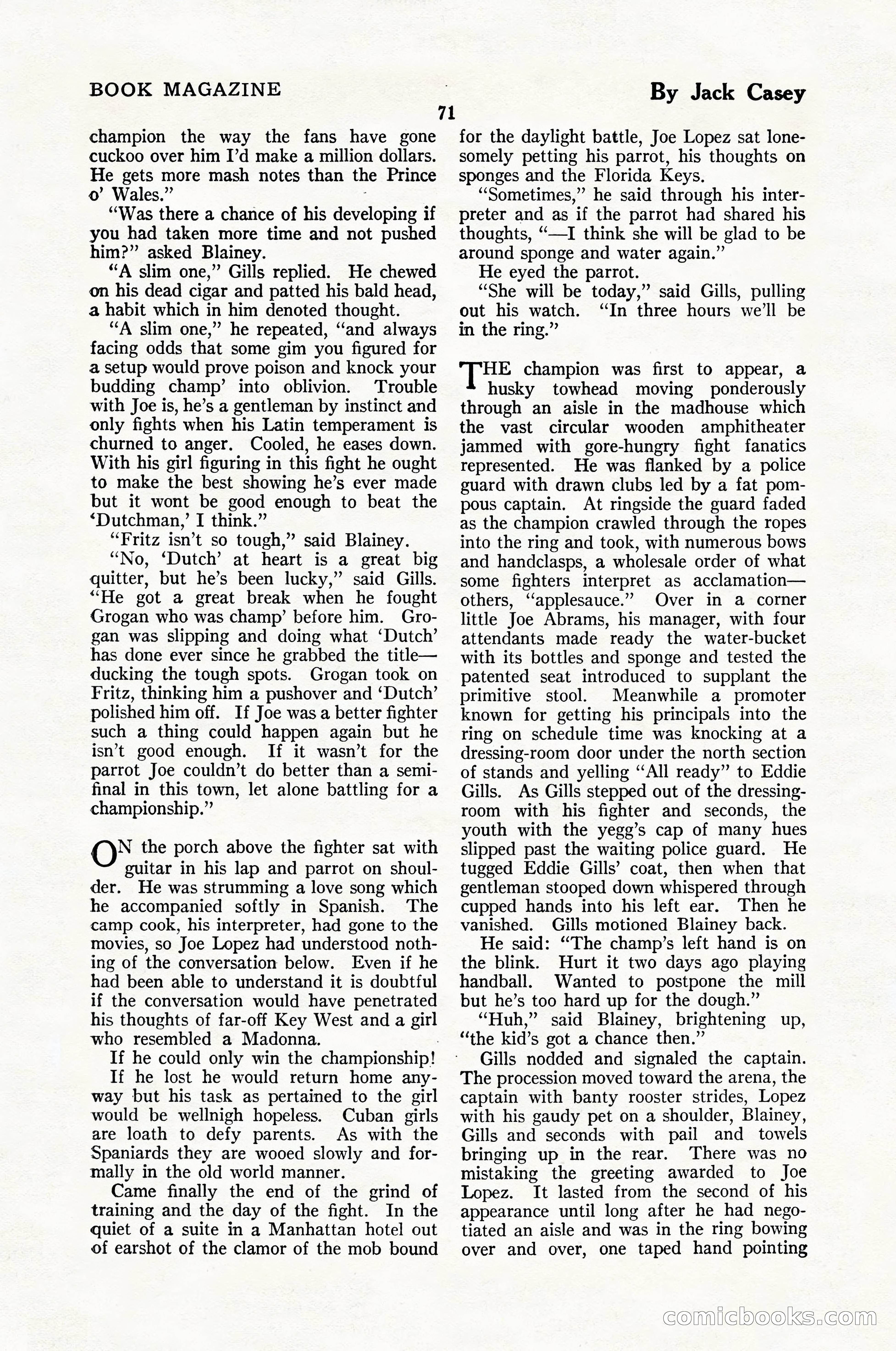 The Blue Book Magazine, January 1926 — page 73 of 208