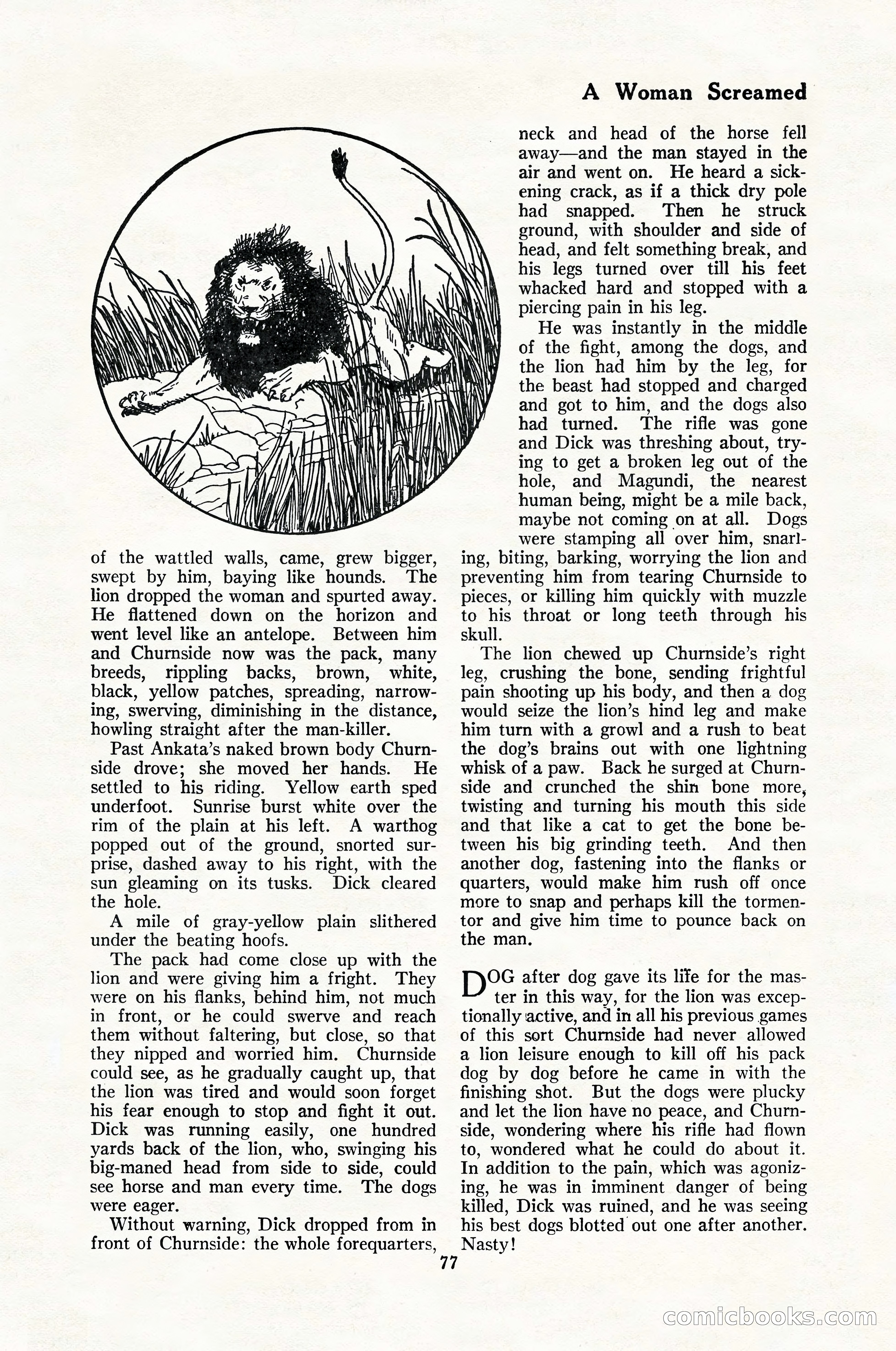 The Blue Book Magazine, January 1926 — page 79 of 208