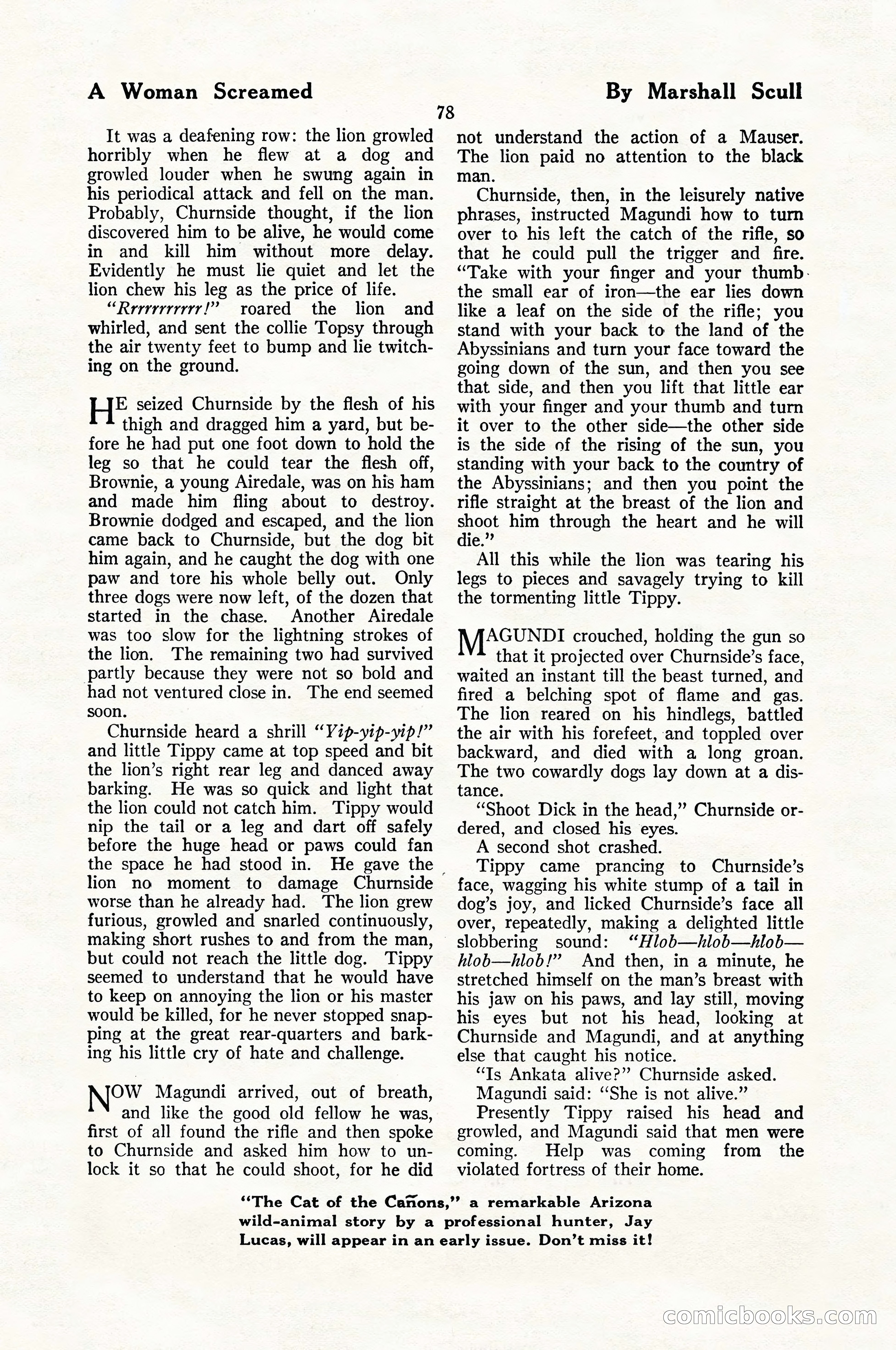 The Blue Book Magazine, January 1926 — page 80 of 208
