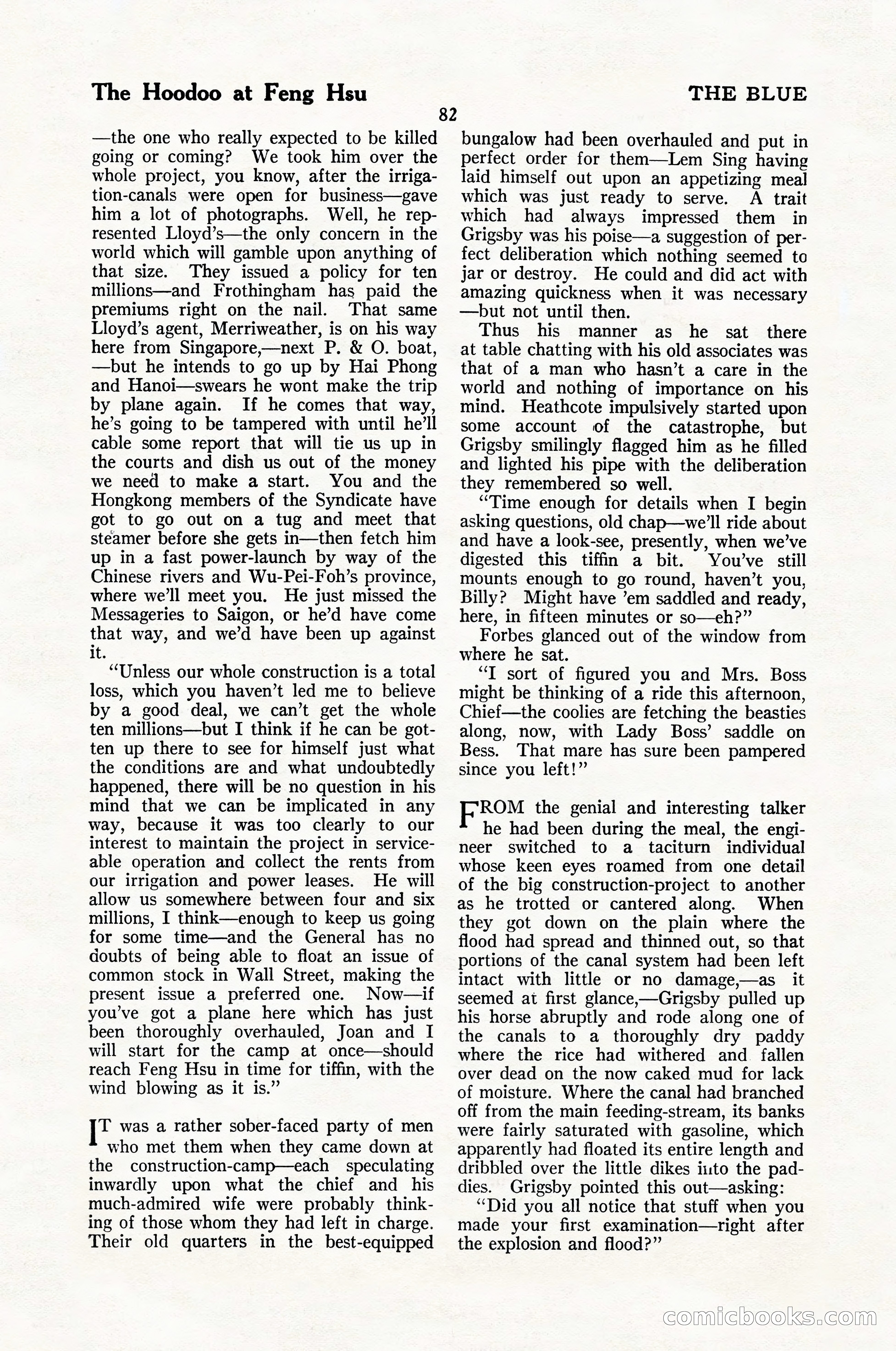 The Blue Book Magazine, January 1926 — page 84 of 208
