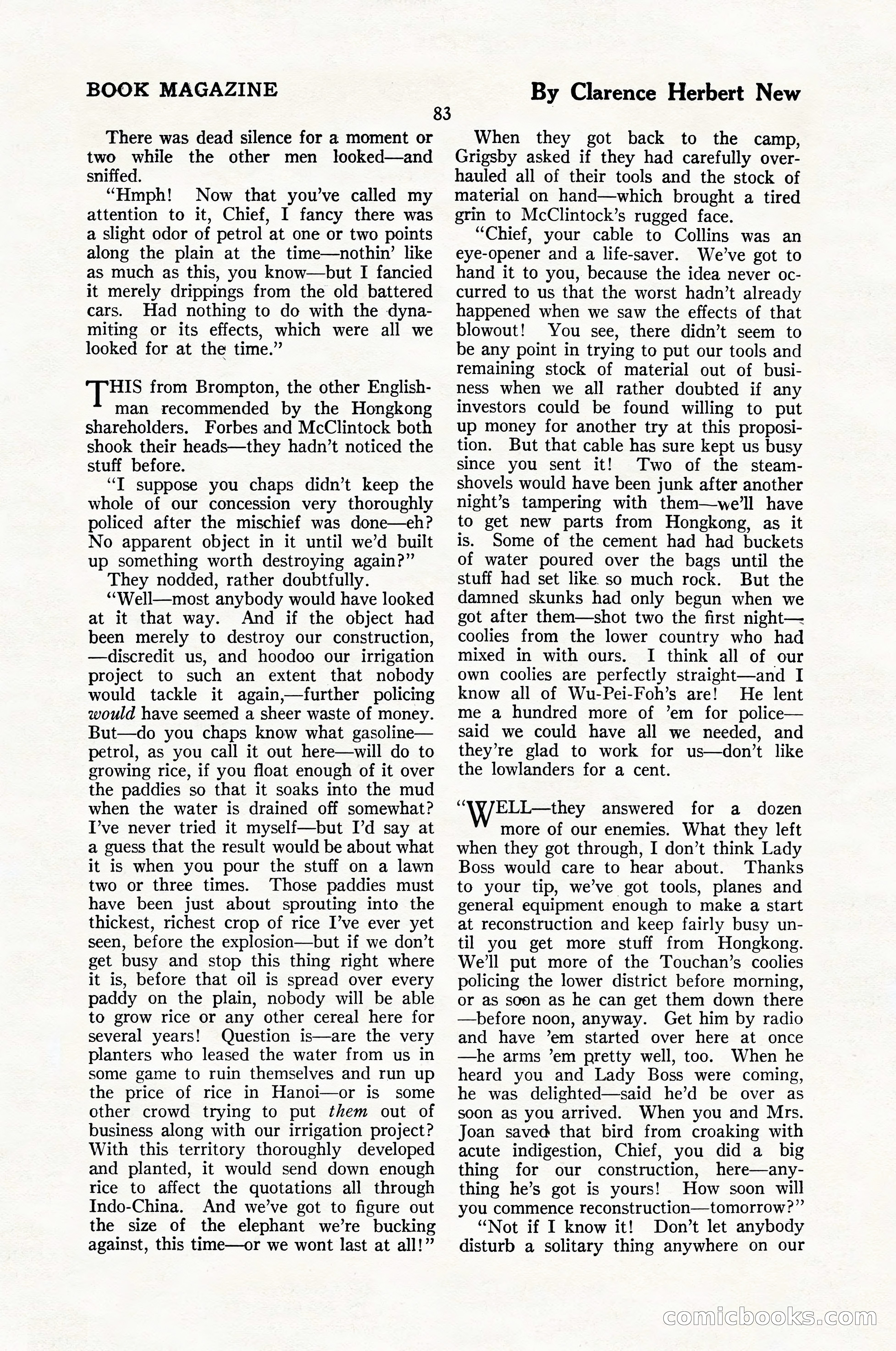 The Blue Book Magazine, January 1926 — page 85 of 208