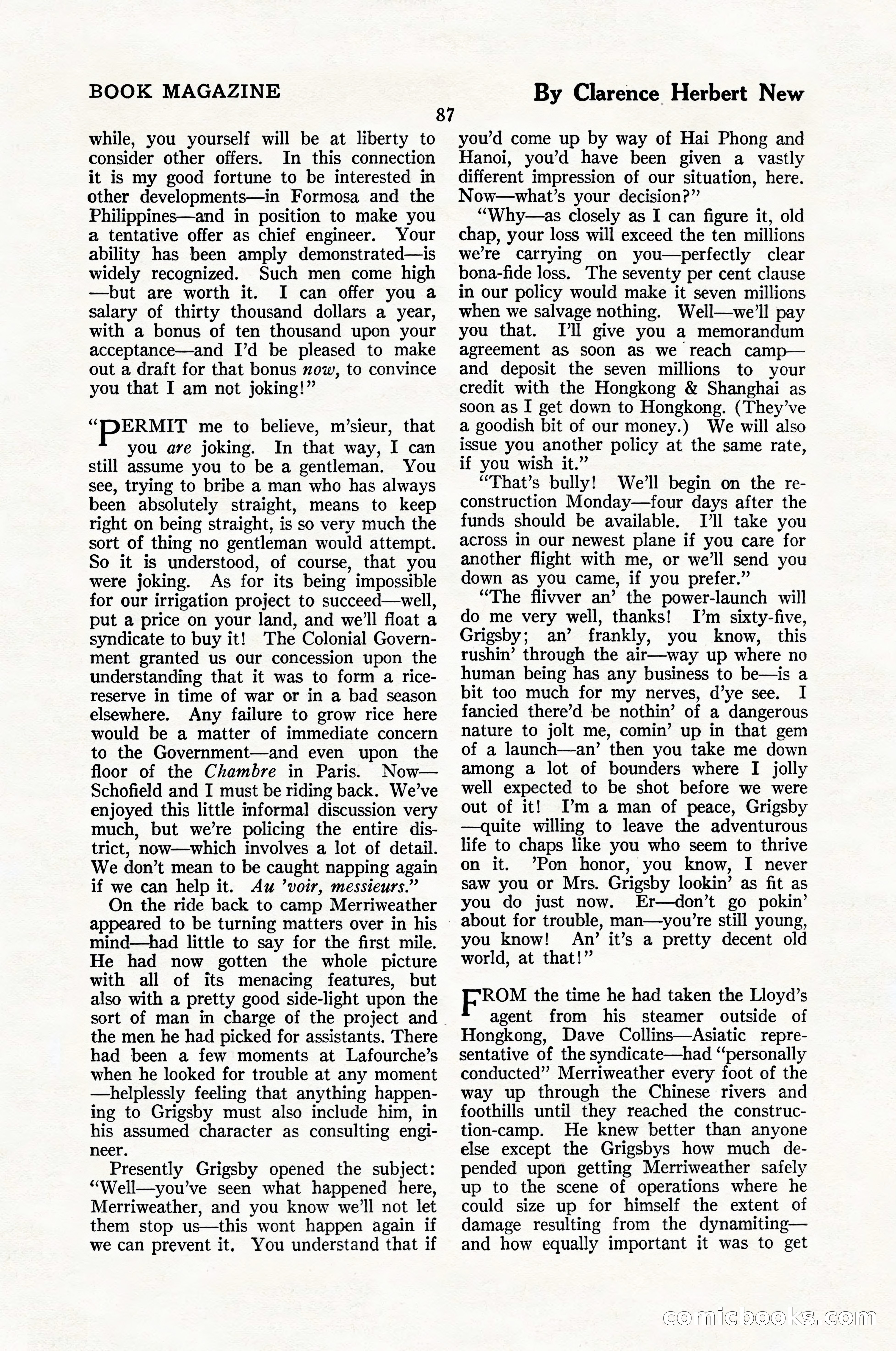 The Blue Book Magazine, January 1926 — page 89 of 208