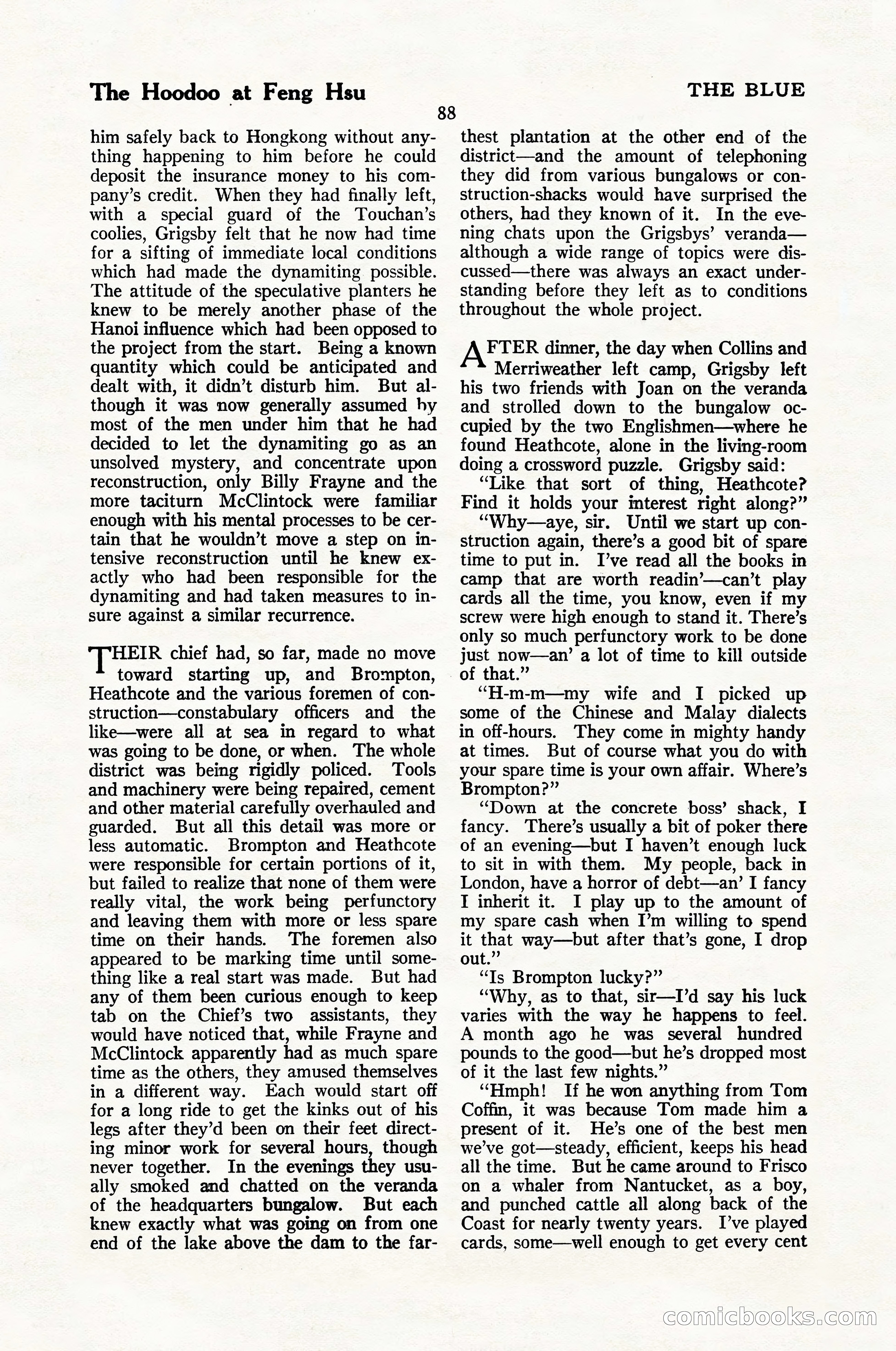 The Blue Book Magazine, January 1926 — page 90 of 208