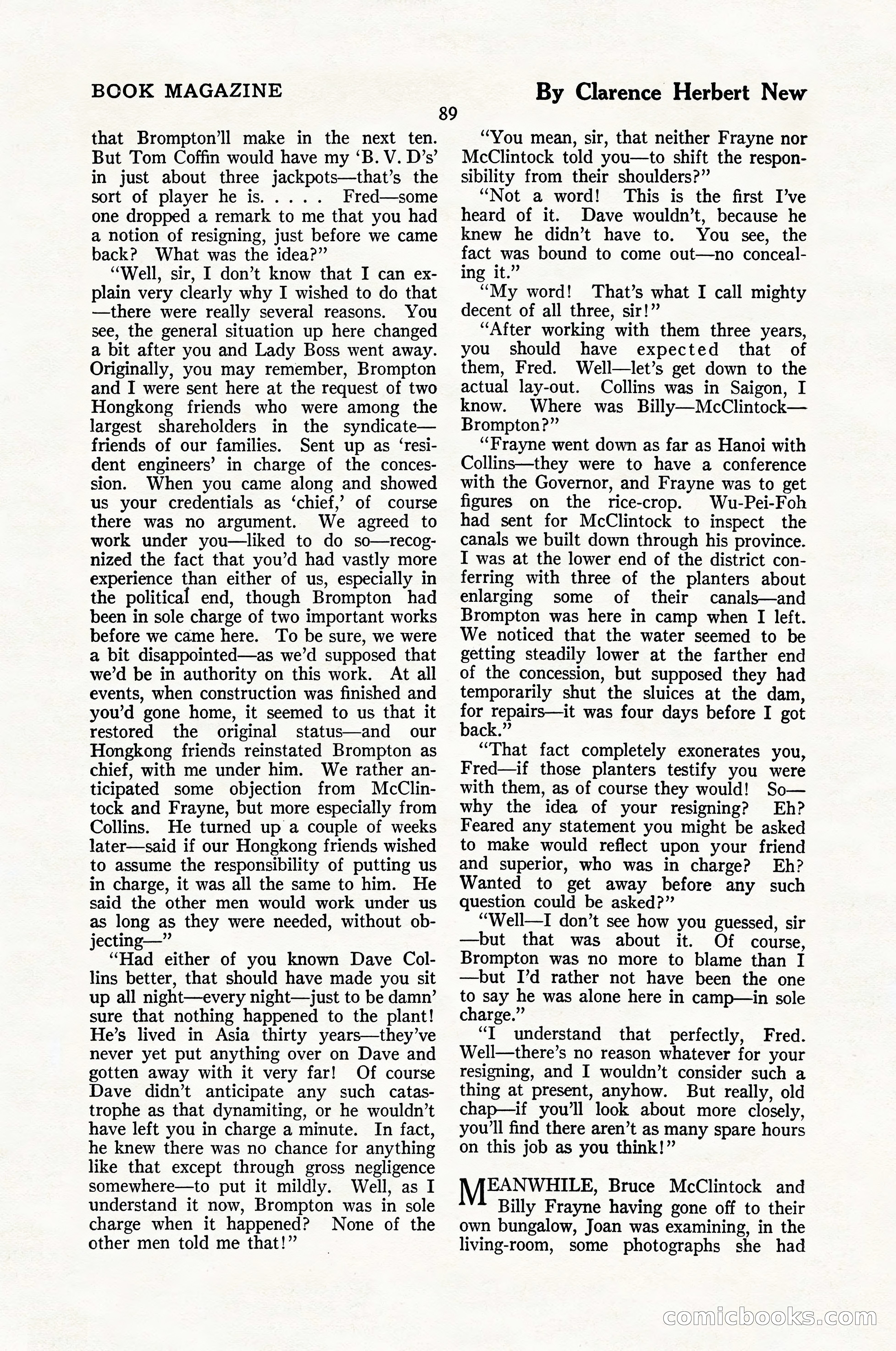 The Blue Book Magazine, January 1926 — page 91 of 208