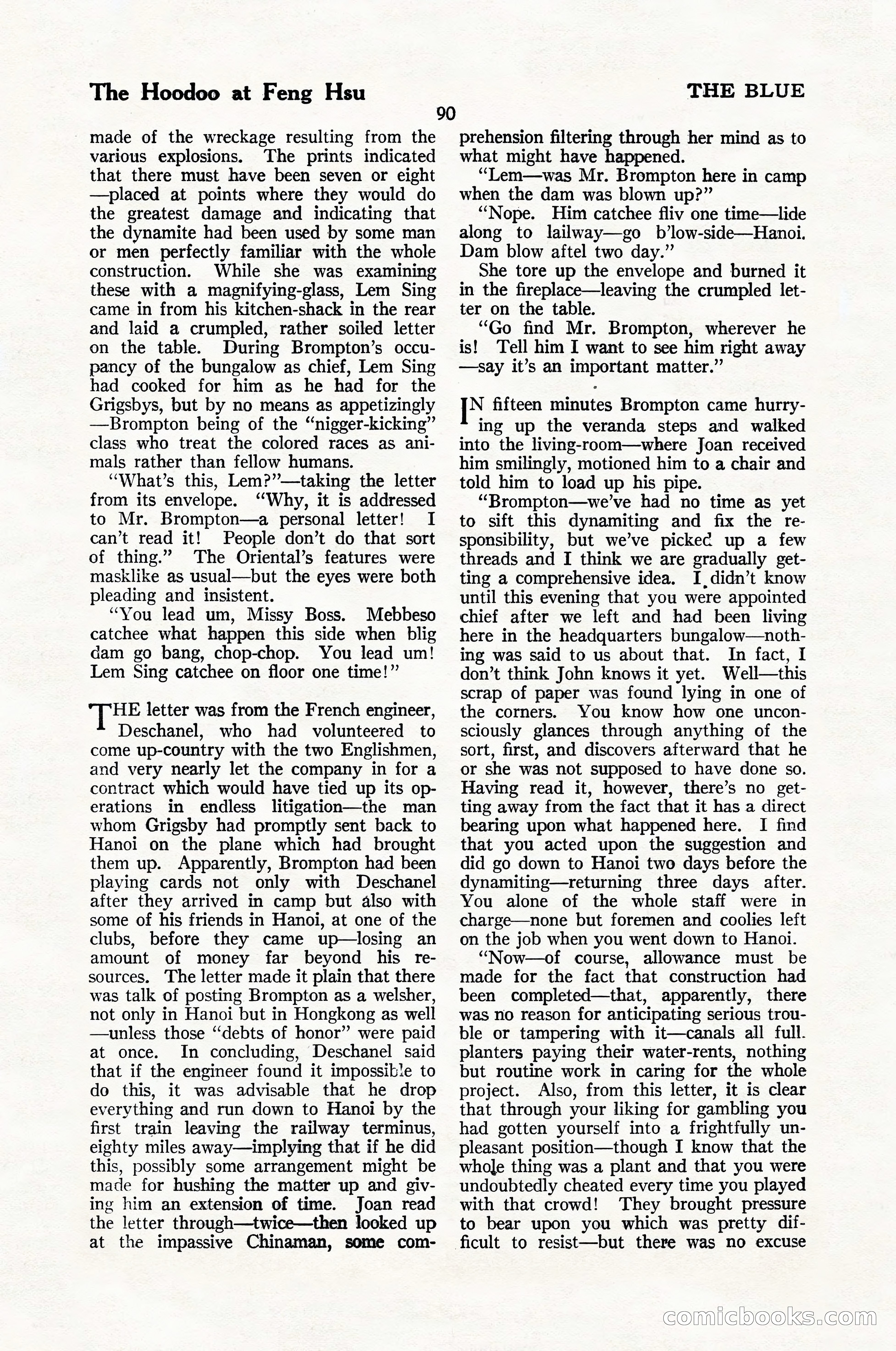 The Blue Book Magazine, January 1926 — page 92 of 208