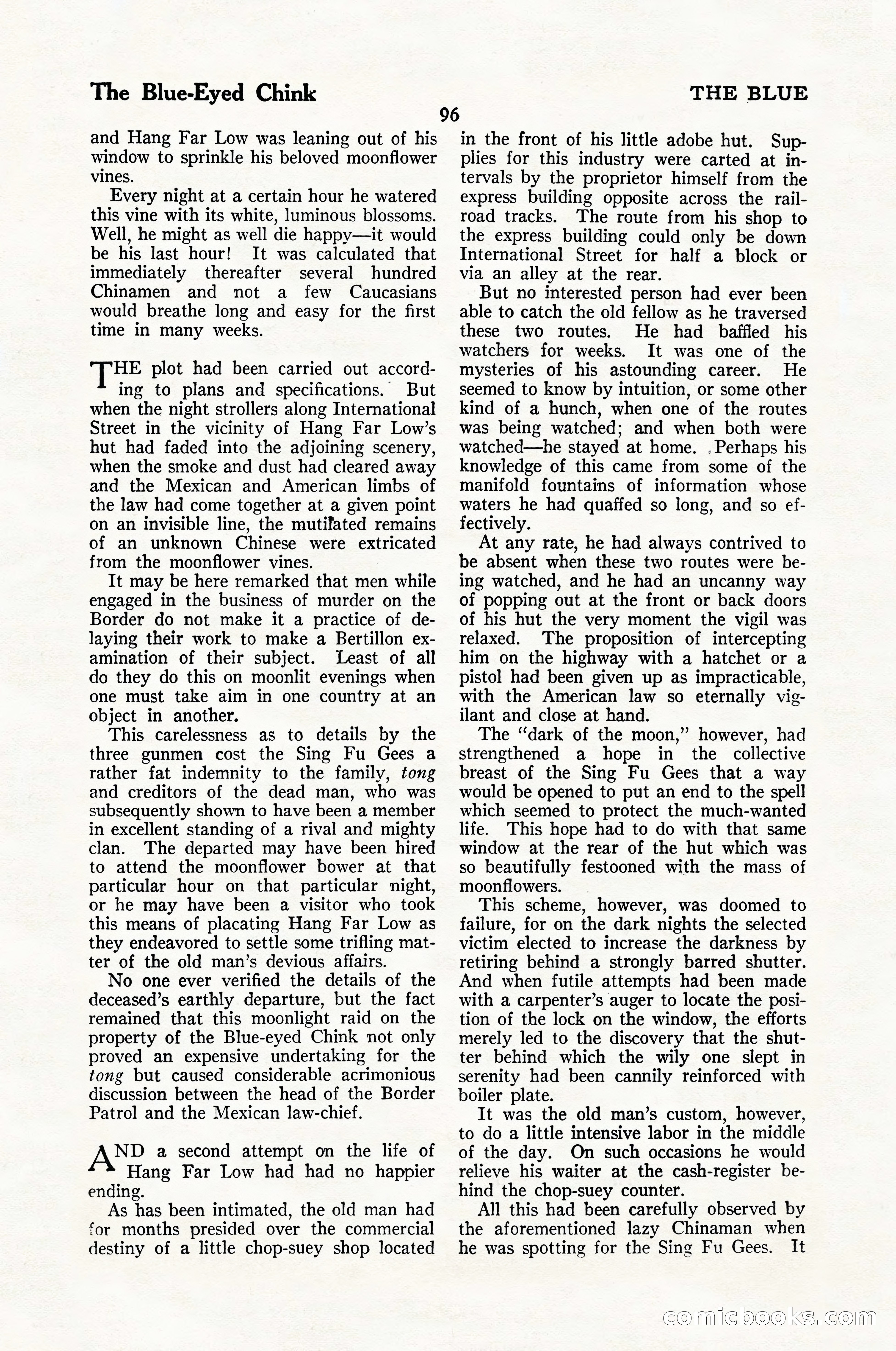 The Blue Book Magazine, January 1926 — page 98 of 208