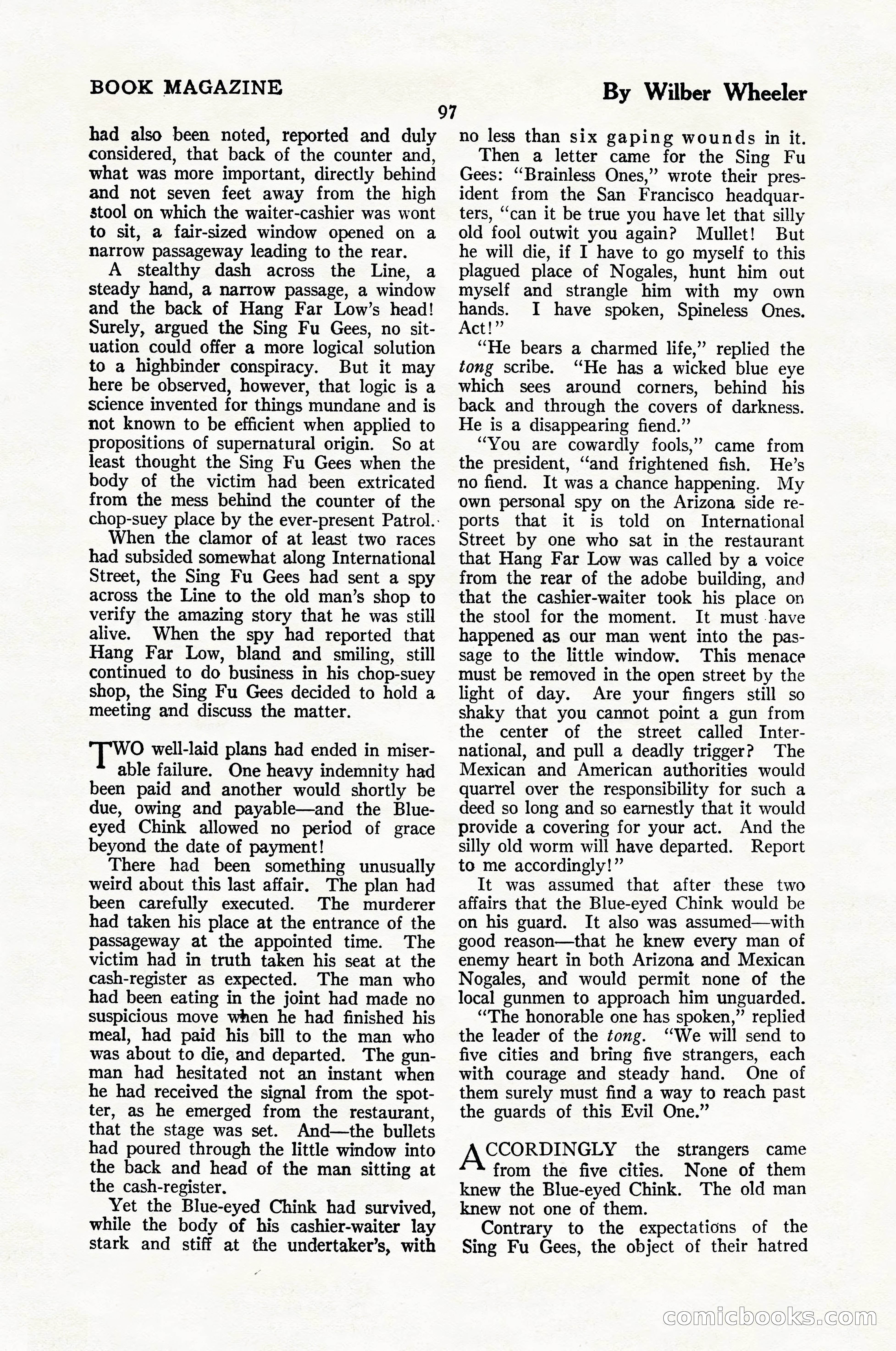 The Blue Book Magazine, January 1926 — page 99 of 208