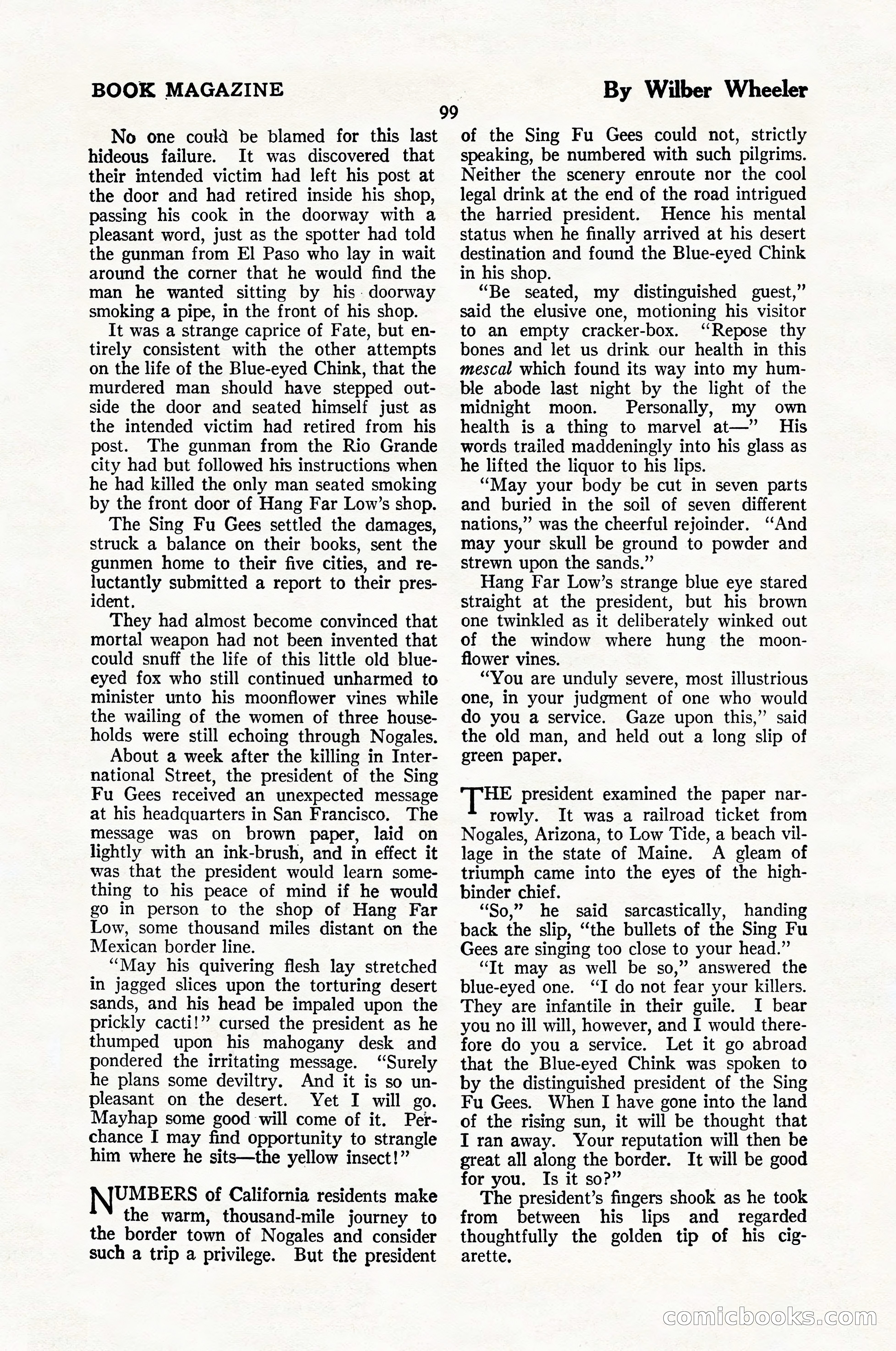 The Blue Book Magazine, January 1926 — page 101 of 208