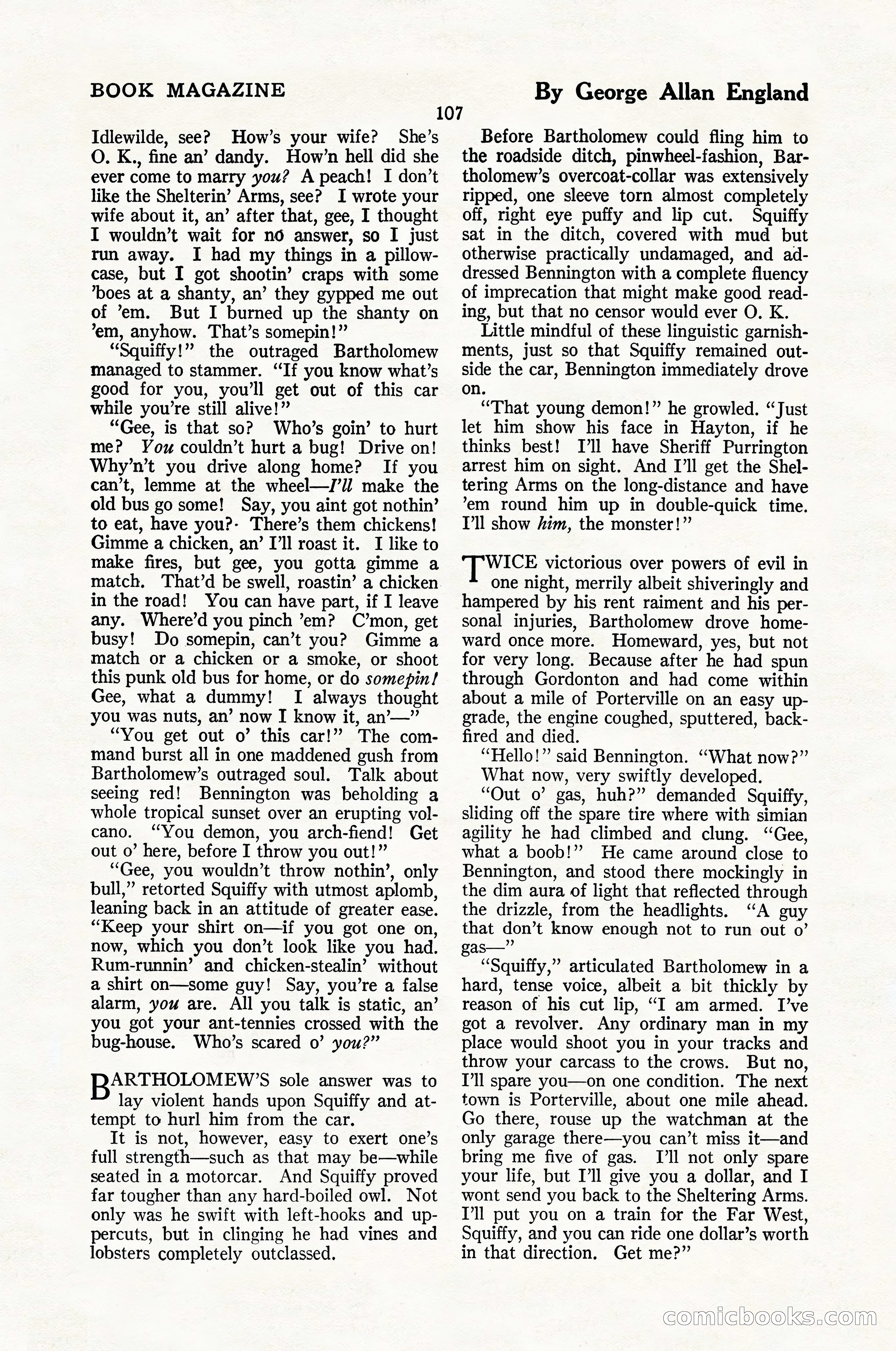 The Blue Book Magazine, January 1926 — page 109 of 208