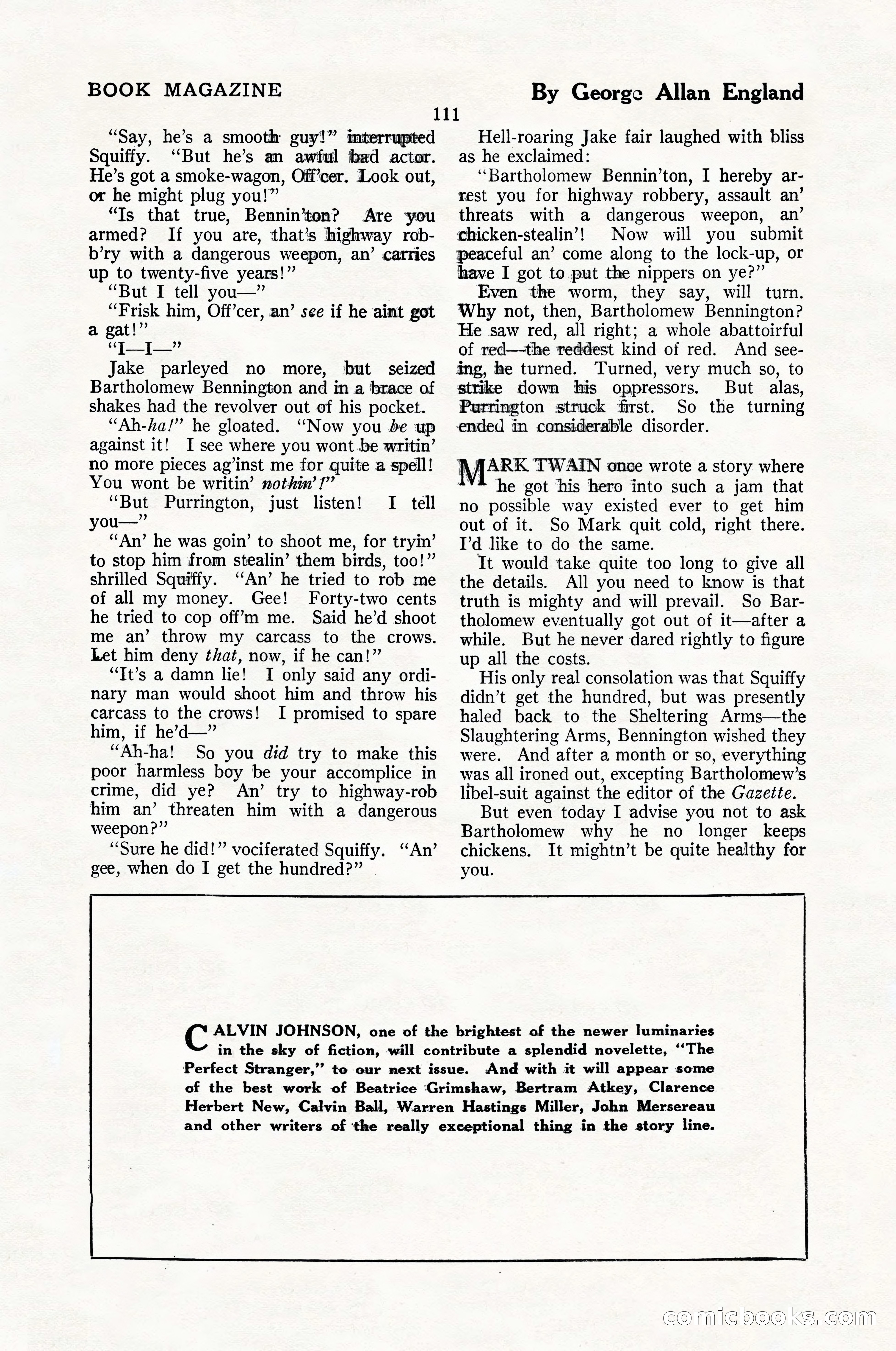 The Blue Book Magazine, January 1926 — page 113 of 208