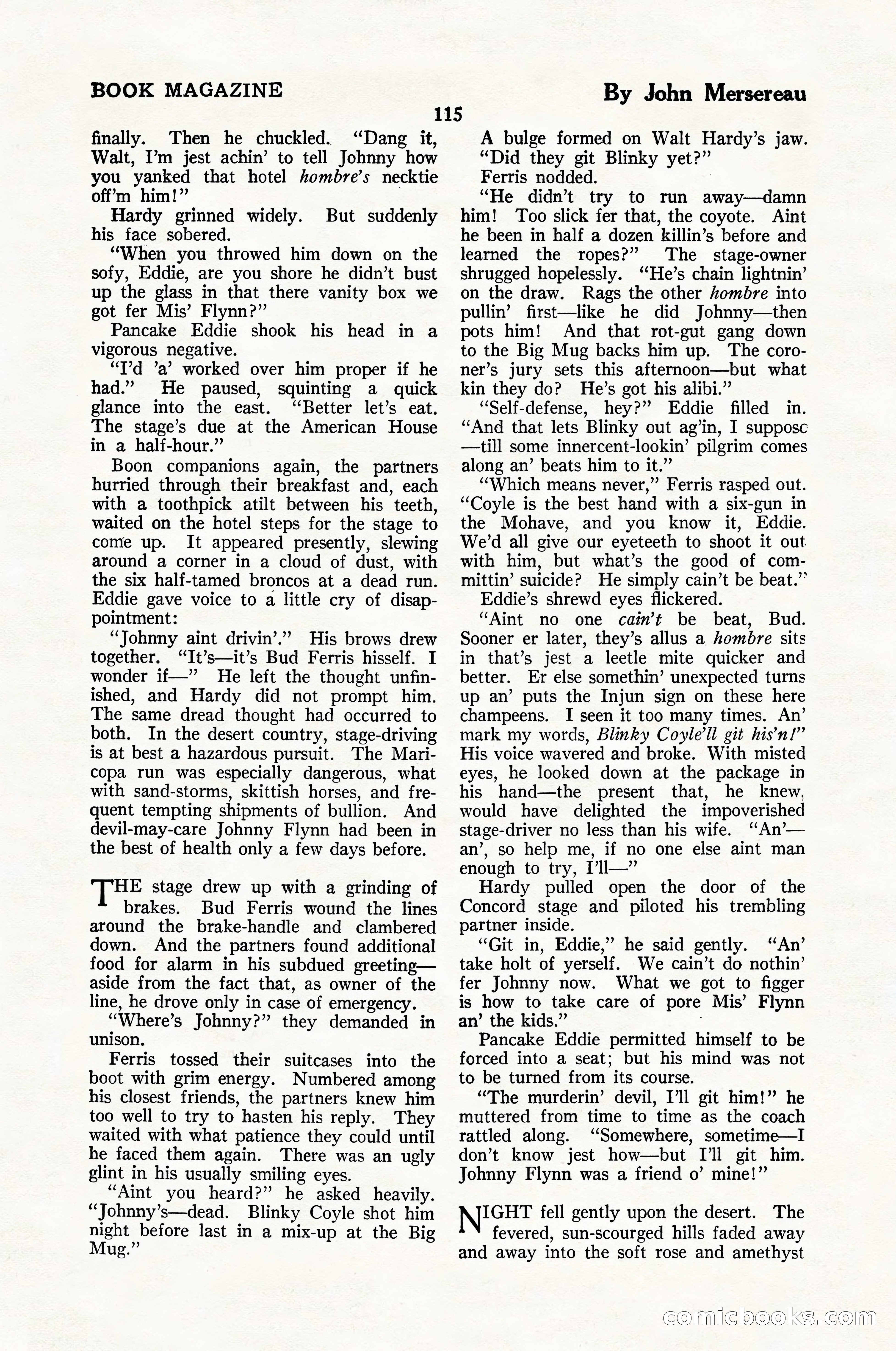 The Blue Book Magazine, January 1926 — page 117 of 208