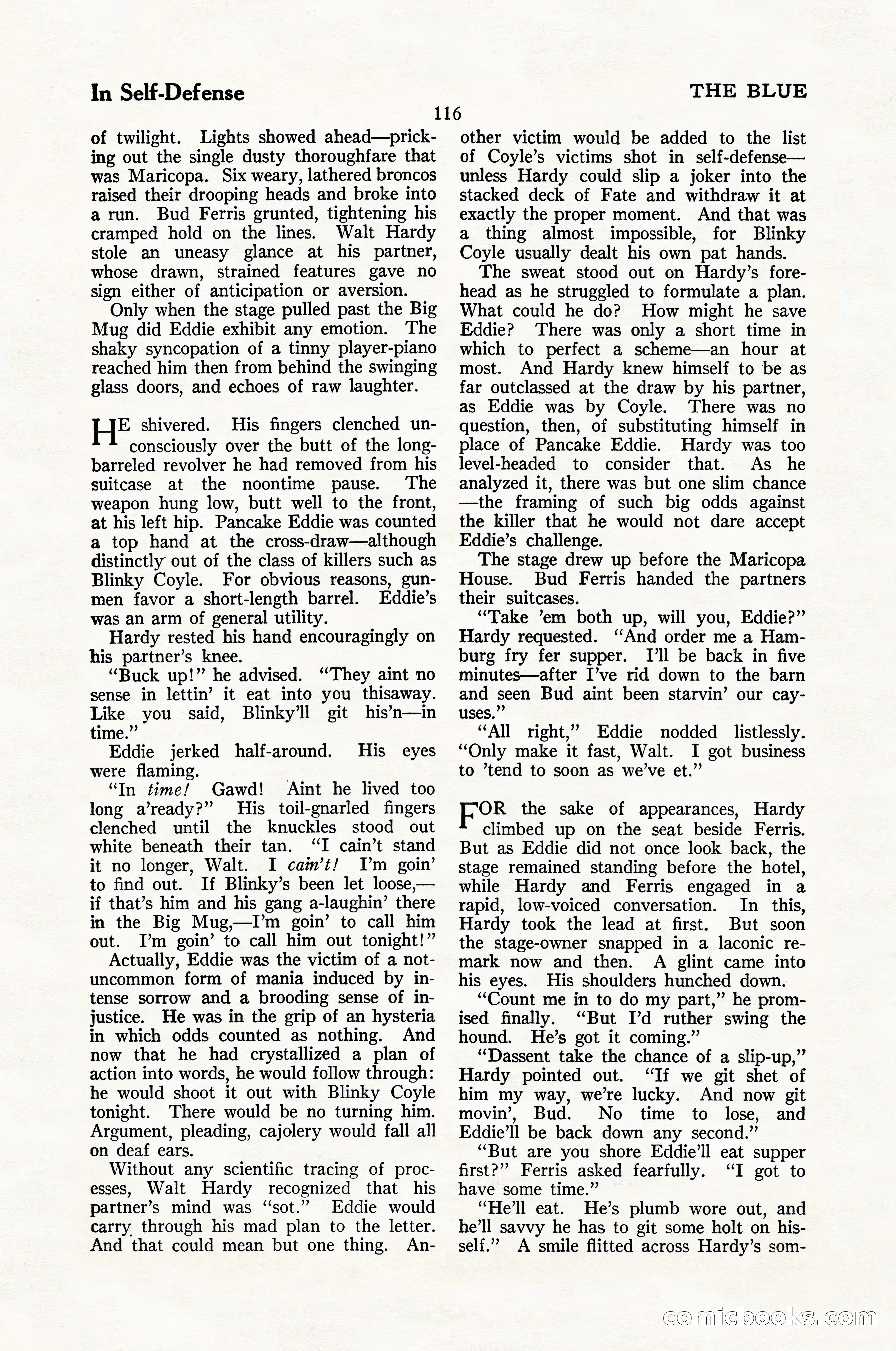 The Blue Book Magazine, January 1926 — page 118 of 208