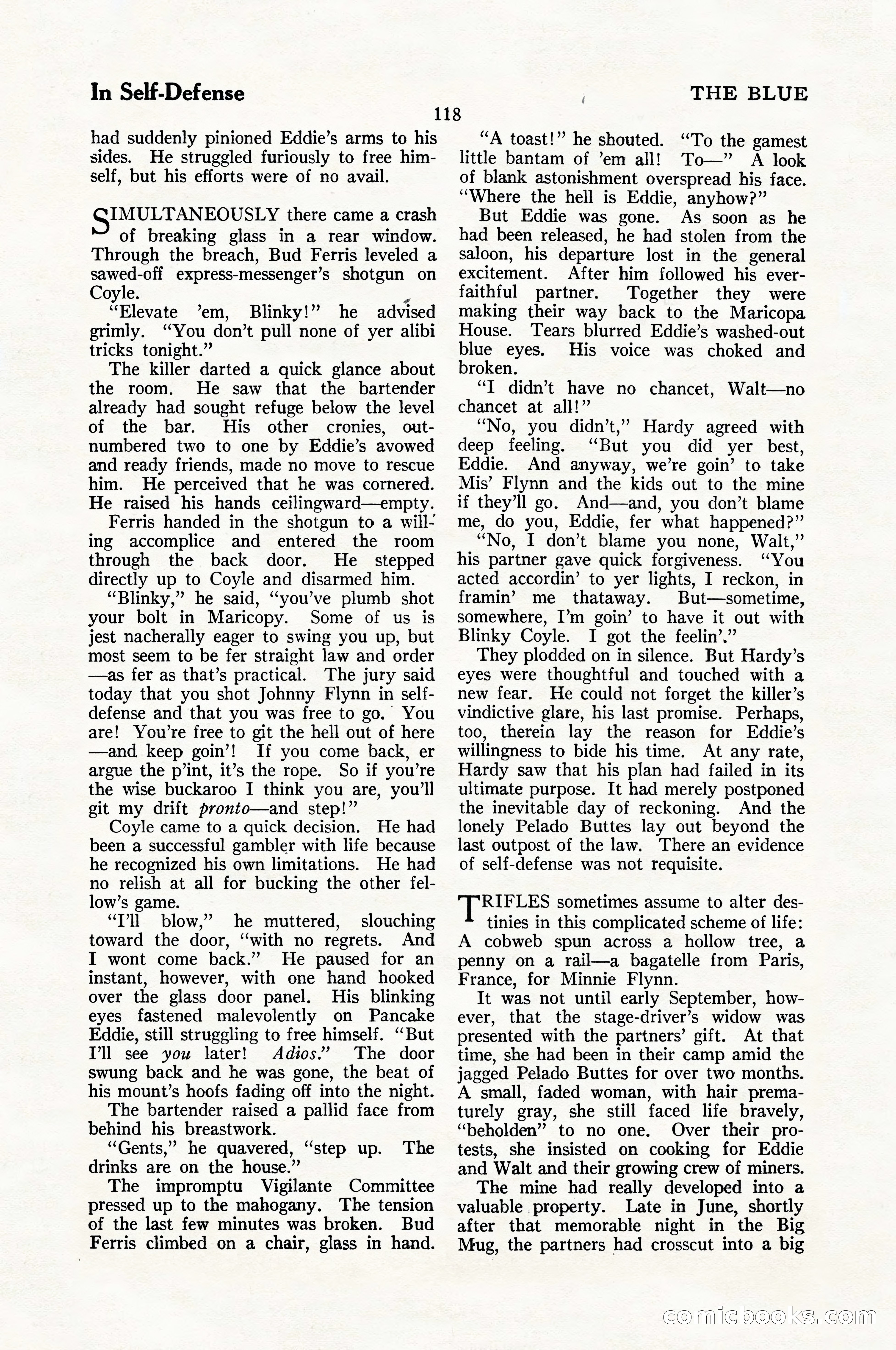 The Blue Book Magazine, January 1926 — page 120 of 208