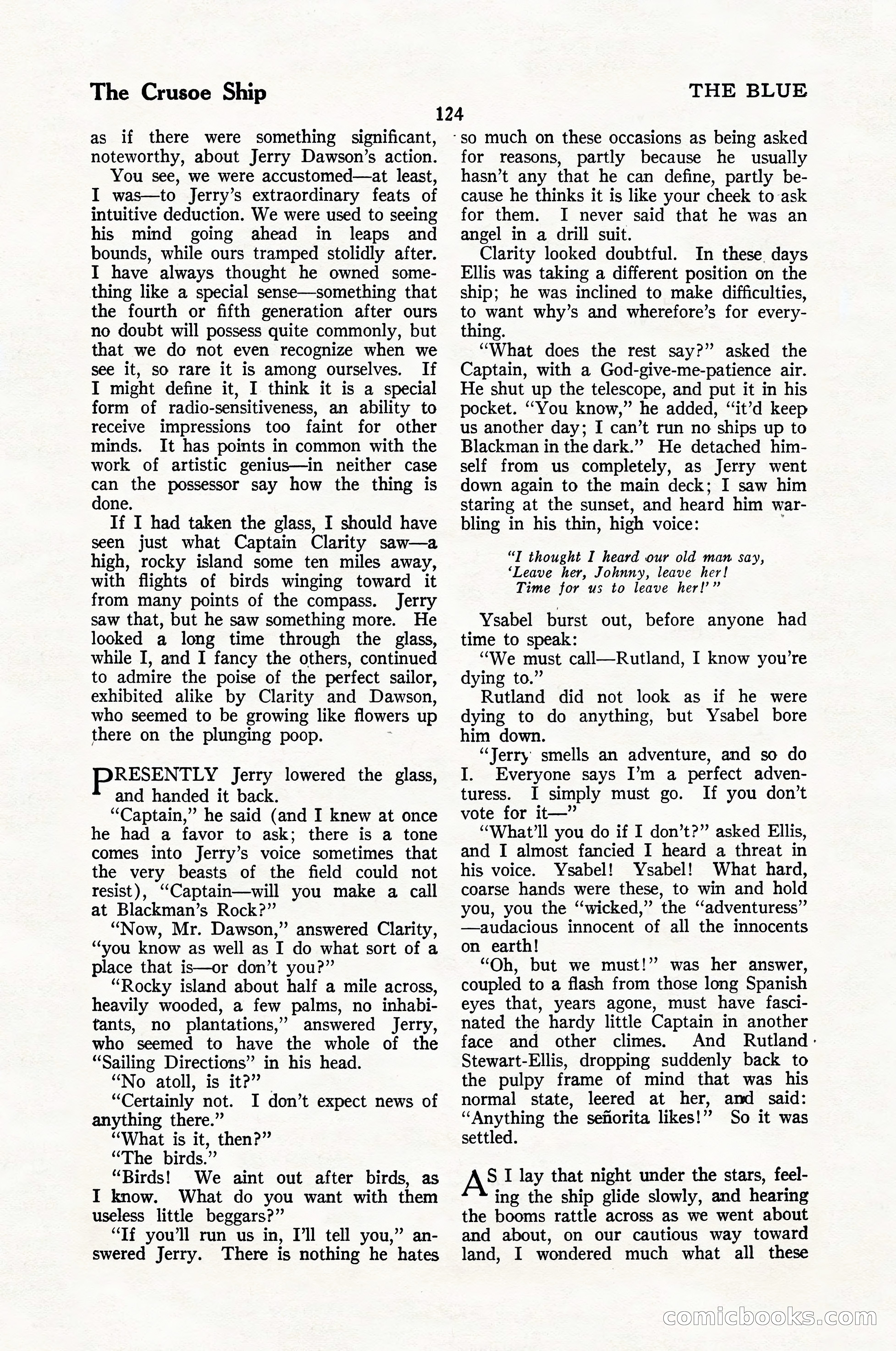 The Blue Book Magazine, January 1926 — page 126 of 208