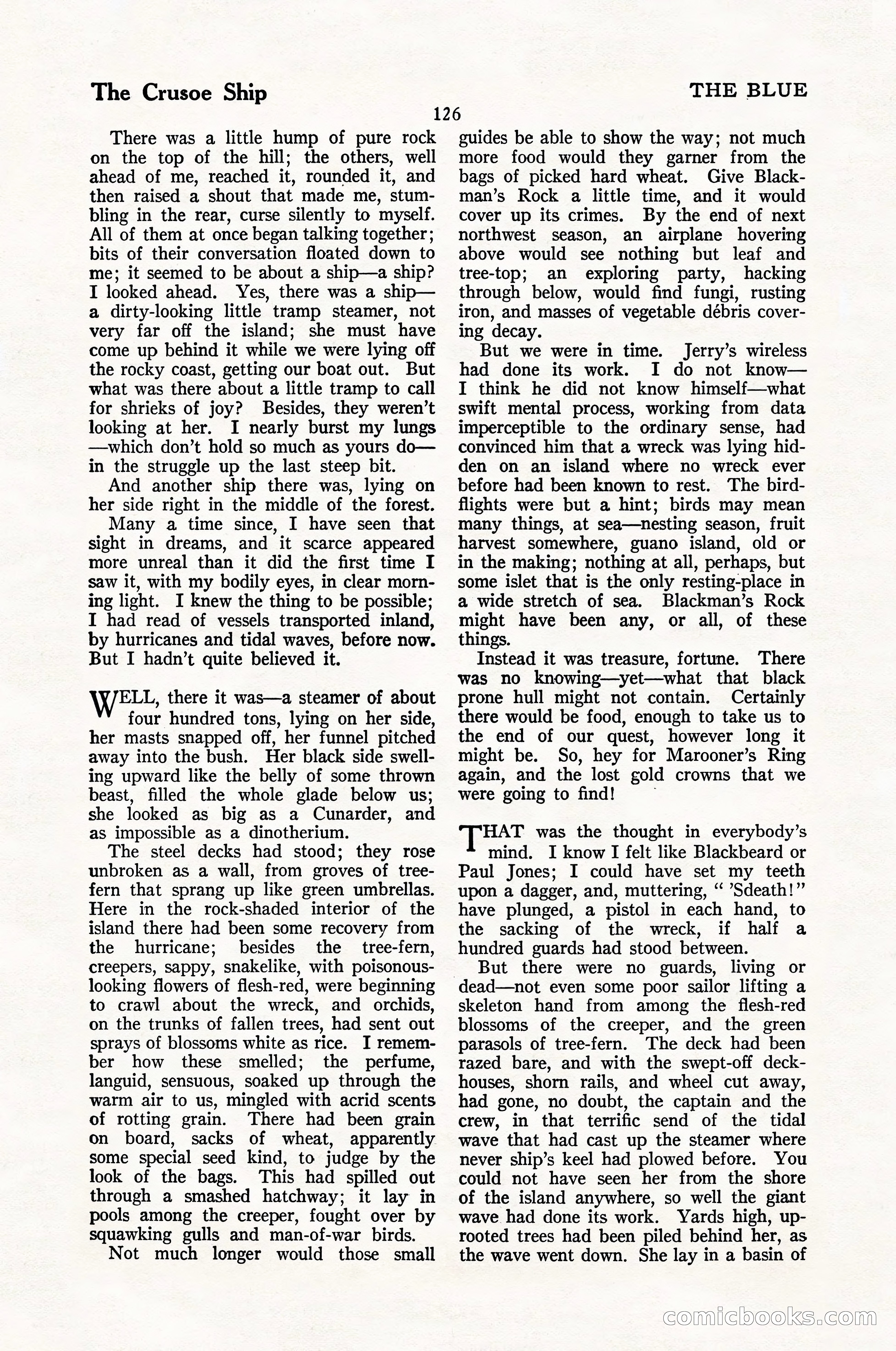 The Blue Book Magazine, January 1926 — page 128 of 208