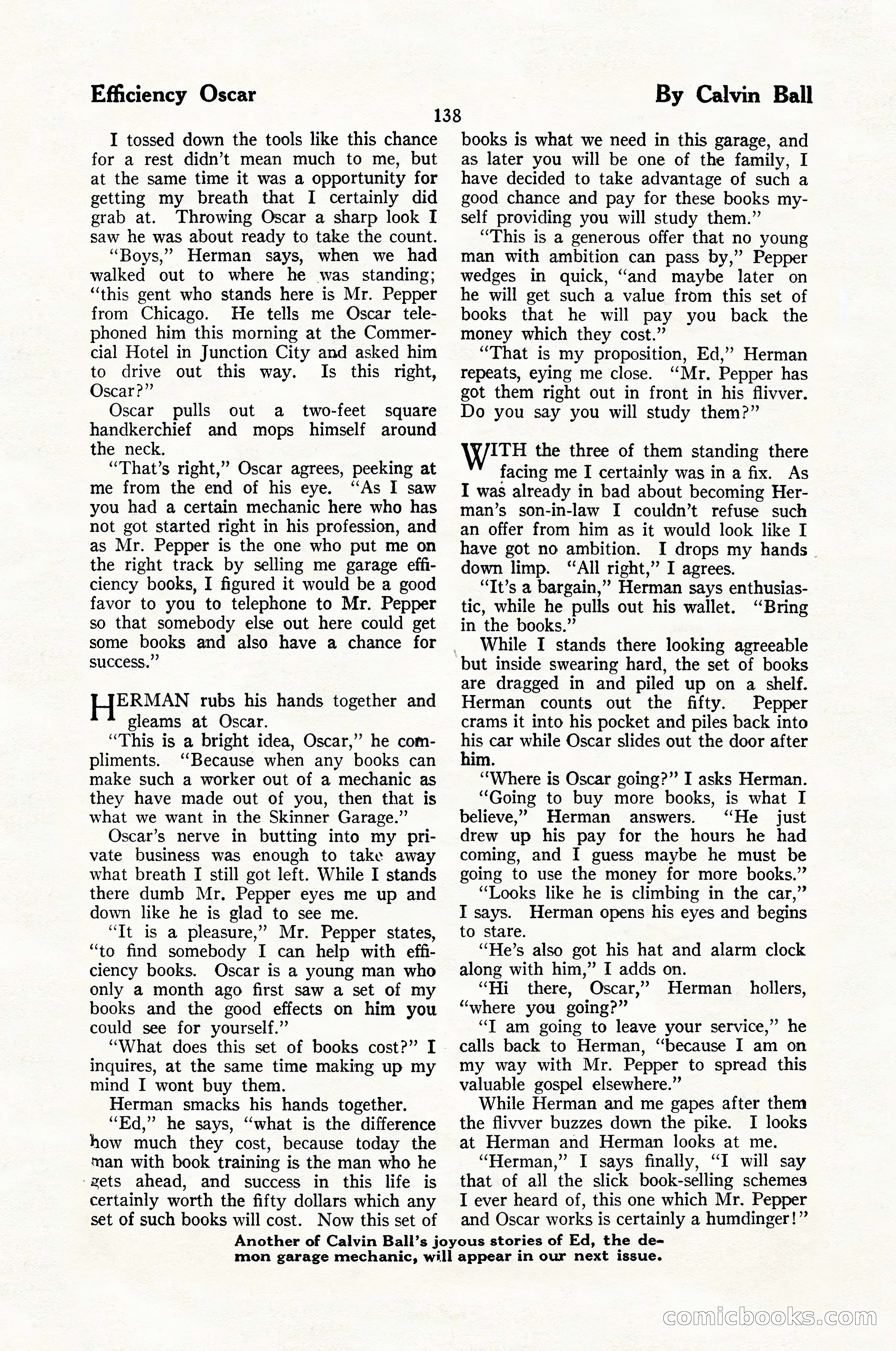 The Blue Book Magazine, January 1926 — page 140 of 208