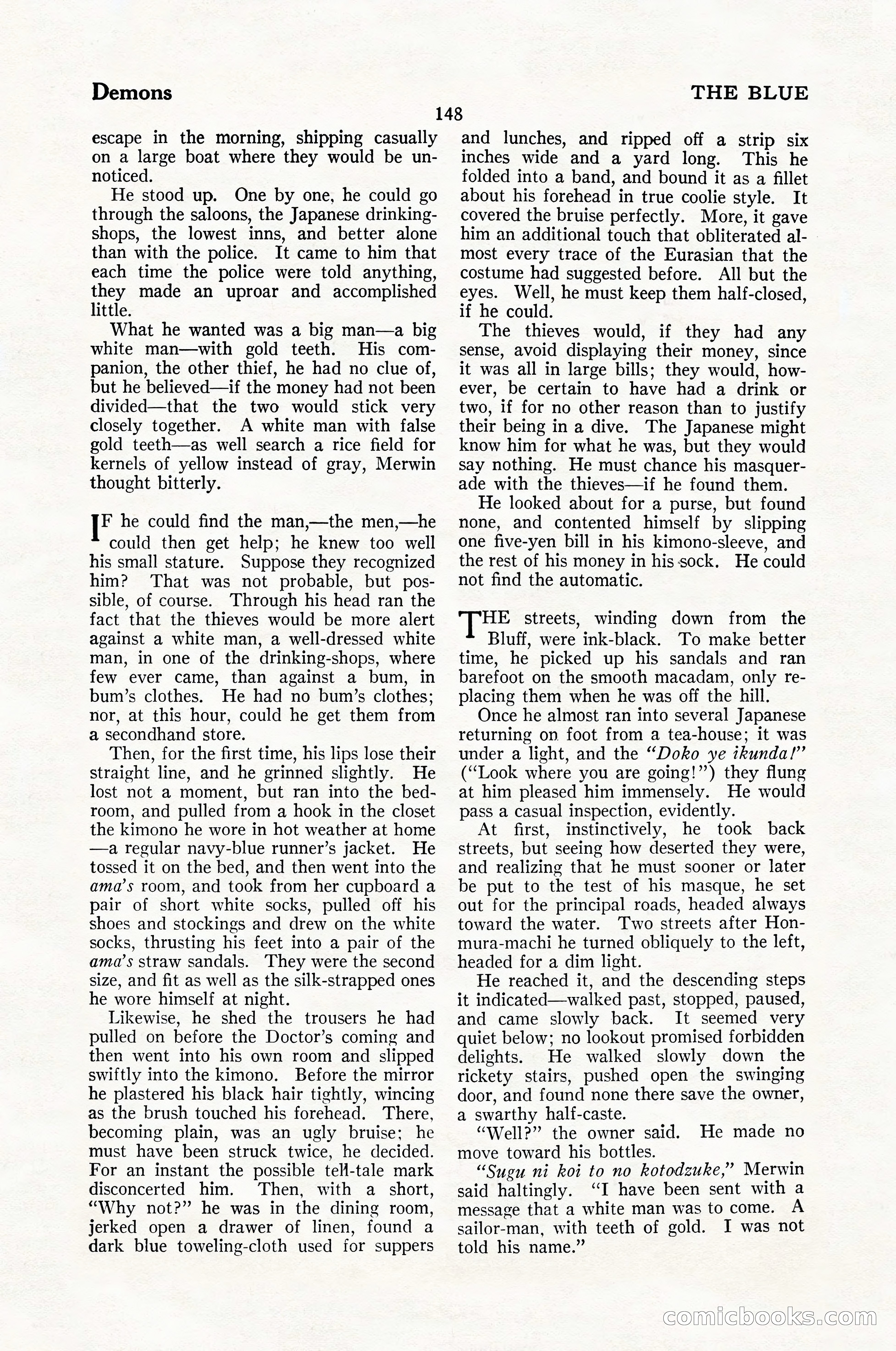 The Blue Book Magazine, January 1926 — page 150 of 208