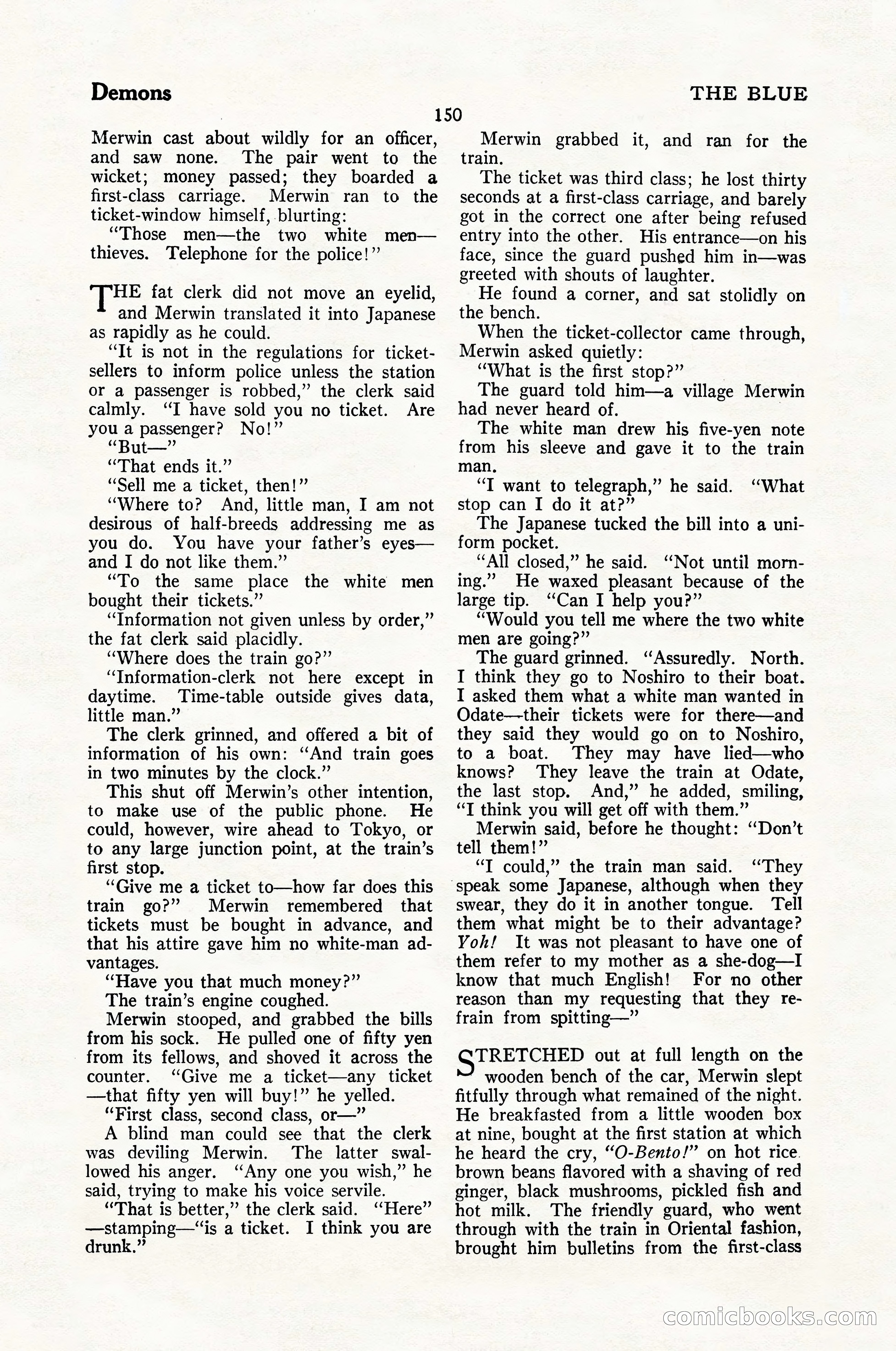 The Blue Book Magazine, January 1926 — page 152 of 208