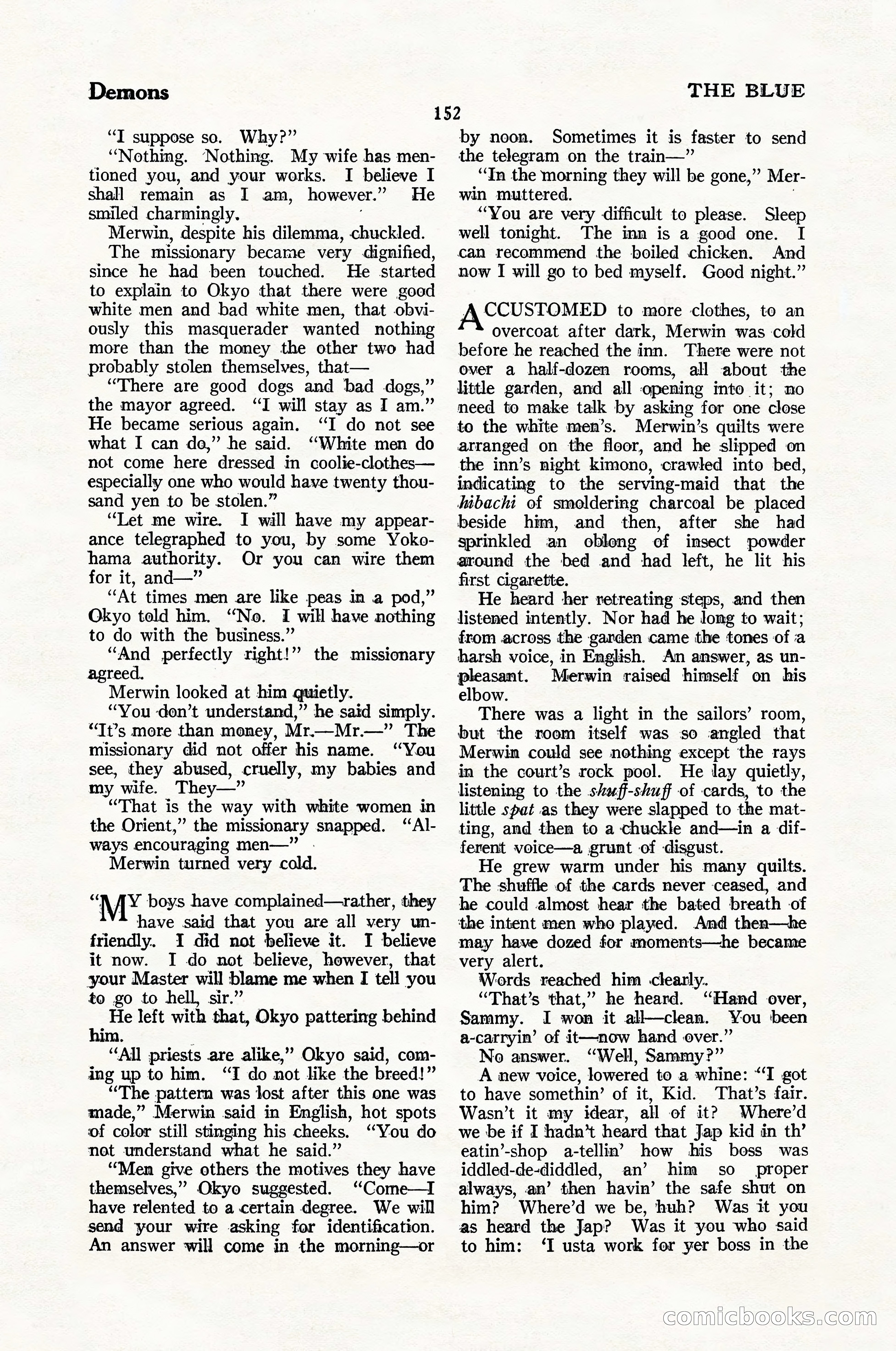 The Blue Book Magazine, January 1926 — page 154 of 208