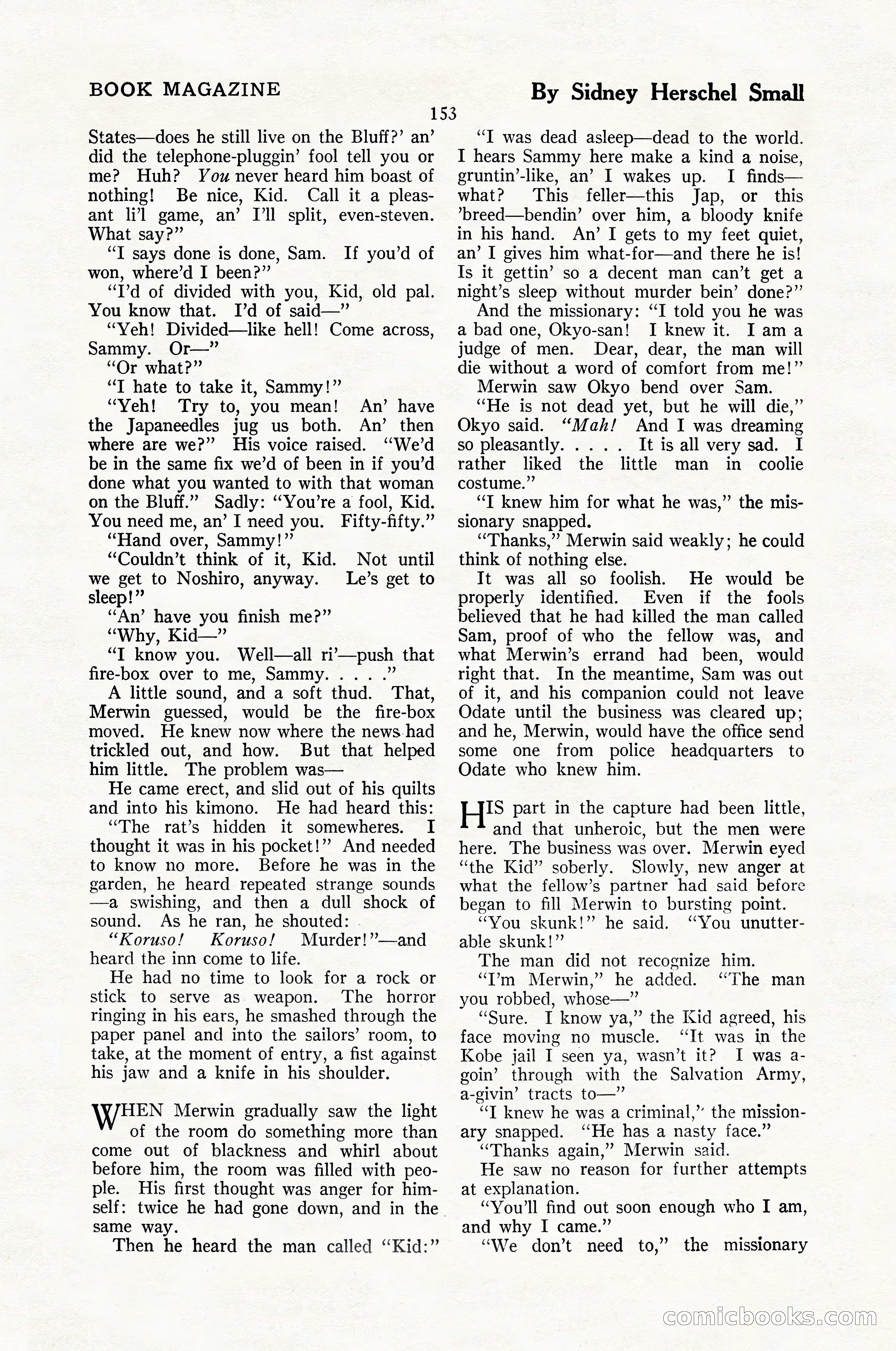 The Blue Book Magazine, January 1926 — page 155 of 208