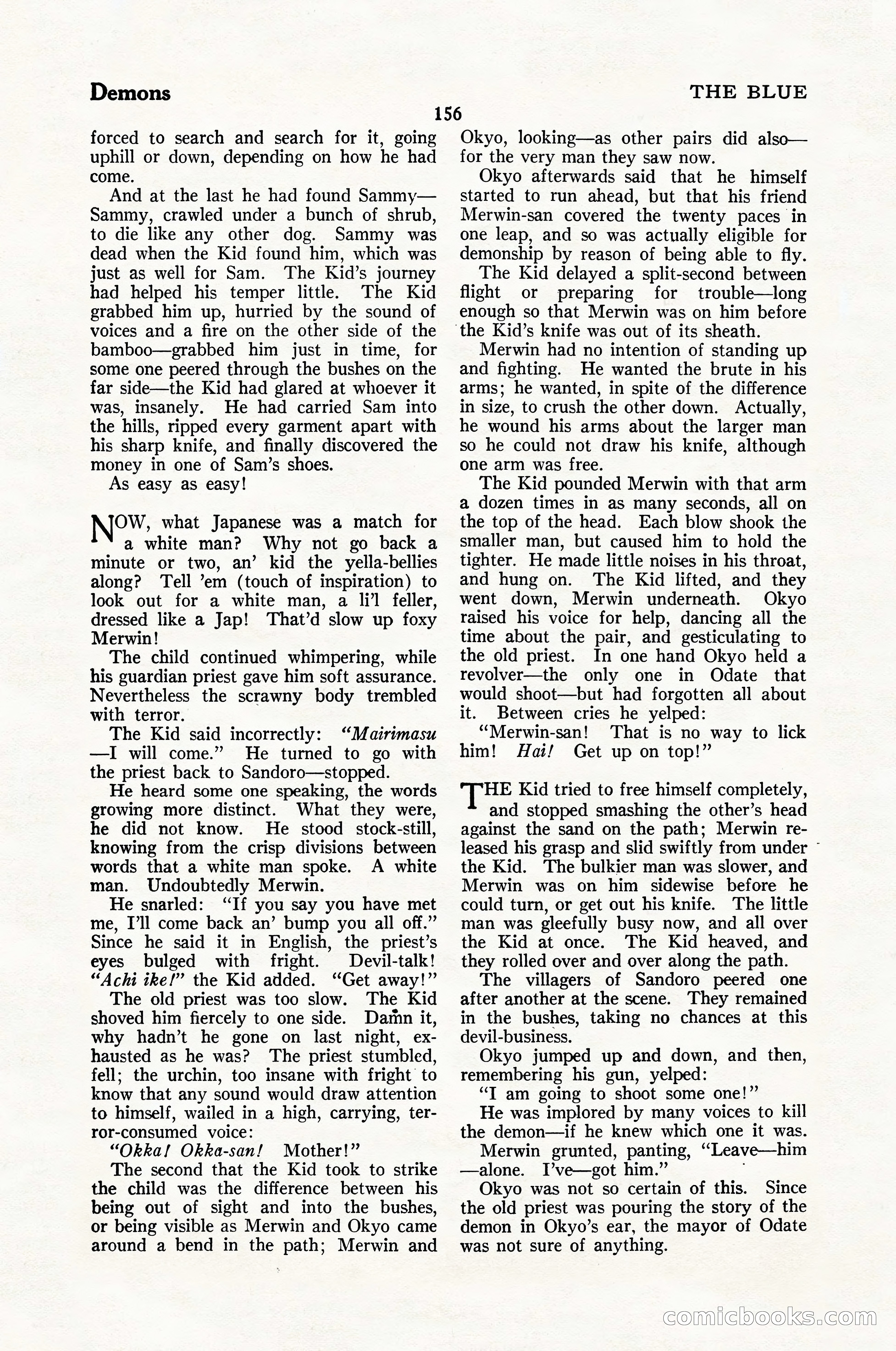 The Blue Book Magazine, January 1926 — page 158 of 208