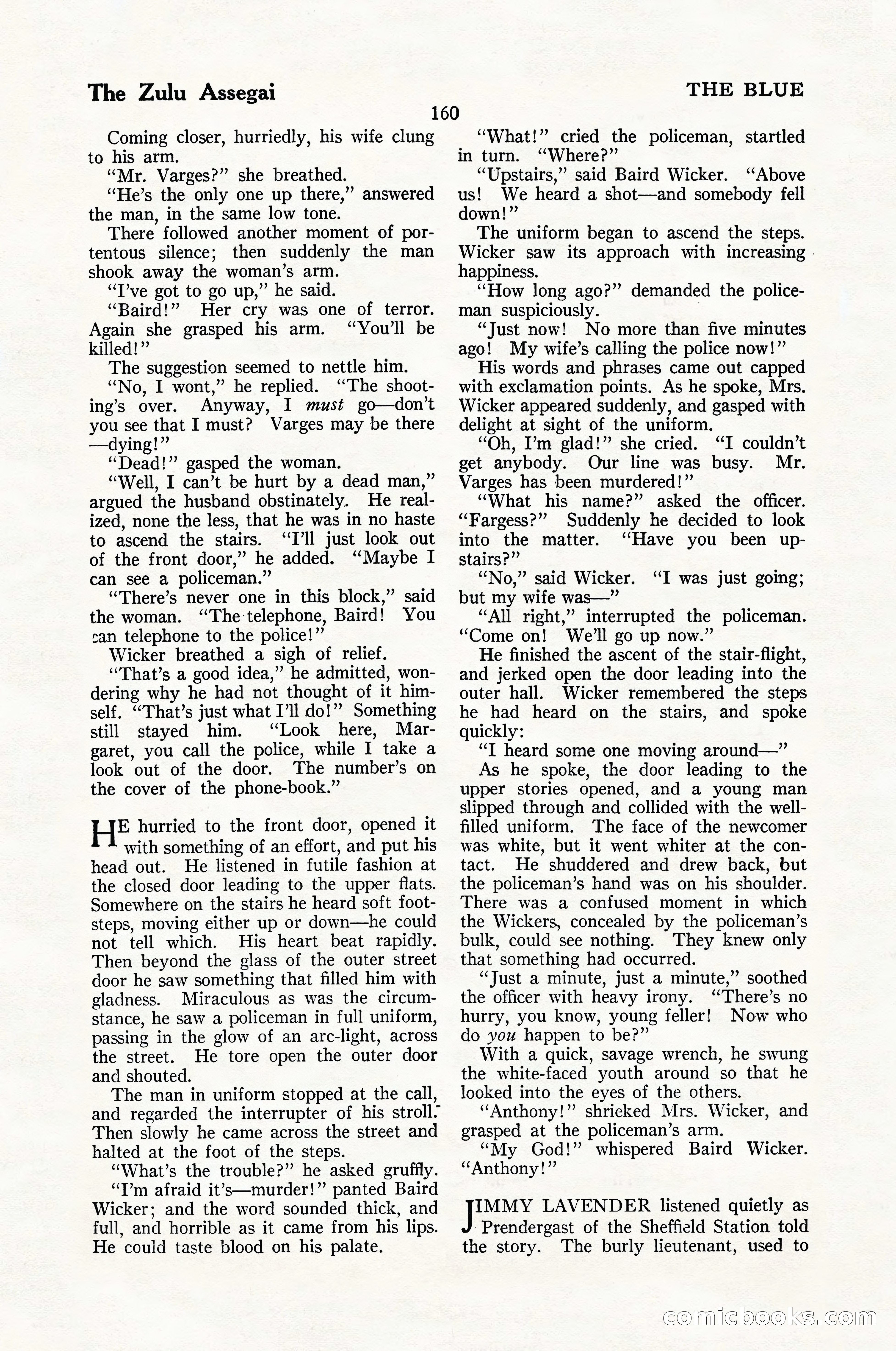 The Blue Book Magazine, January 1926 — page 162 of 208