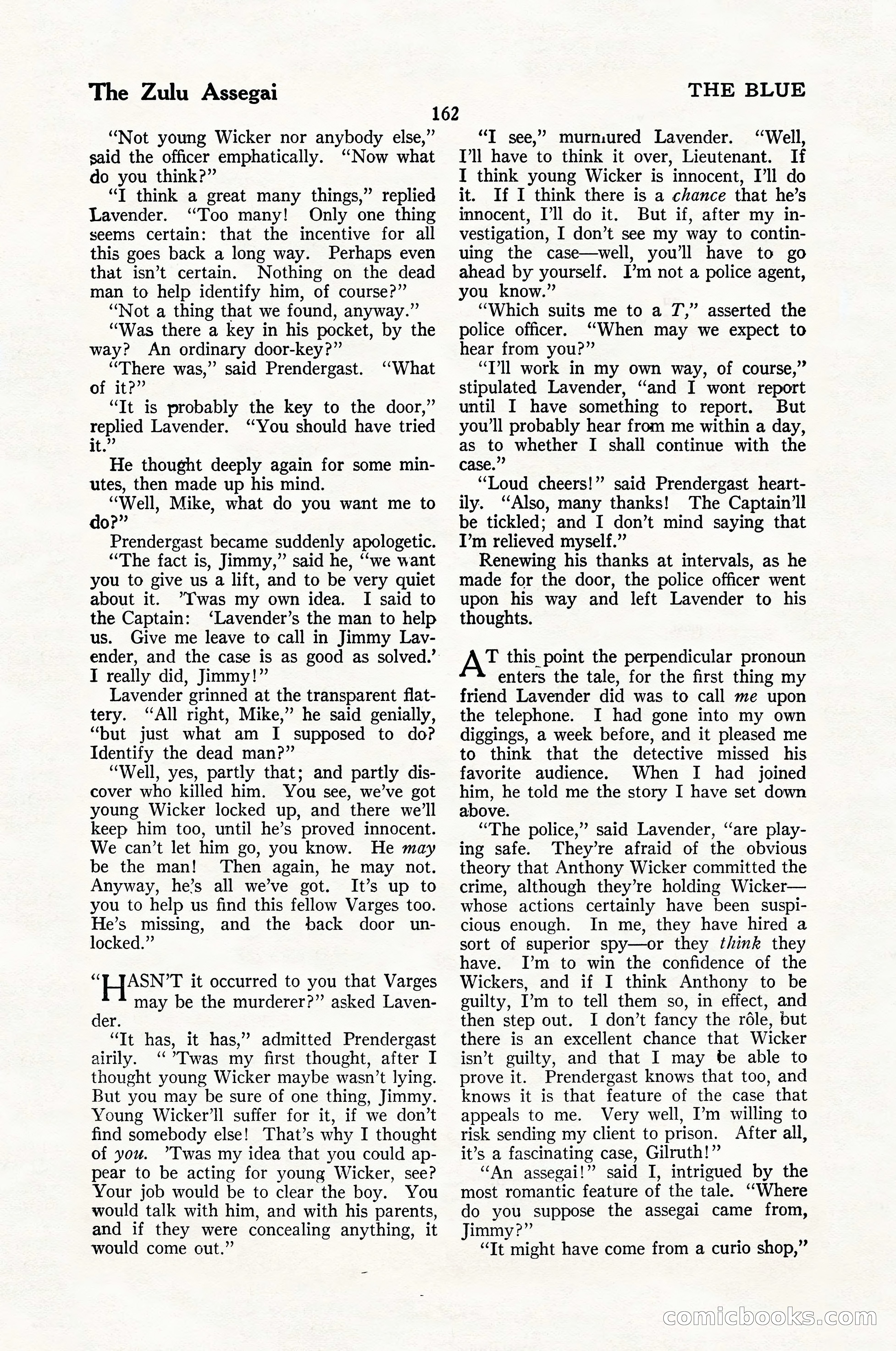 The Blue Book Magazine, January 1926 — page 164 of 208