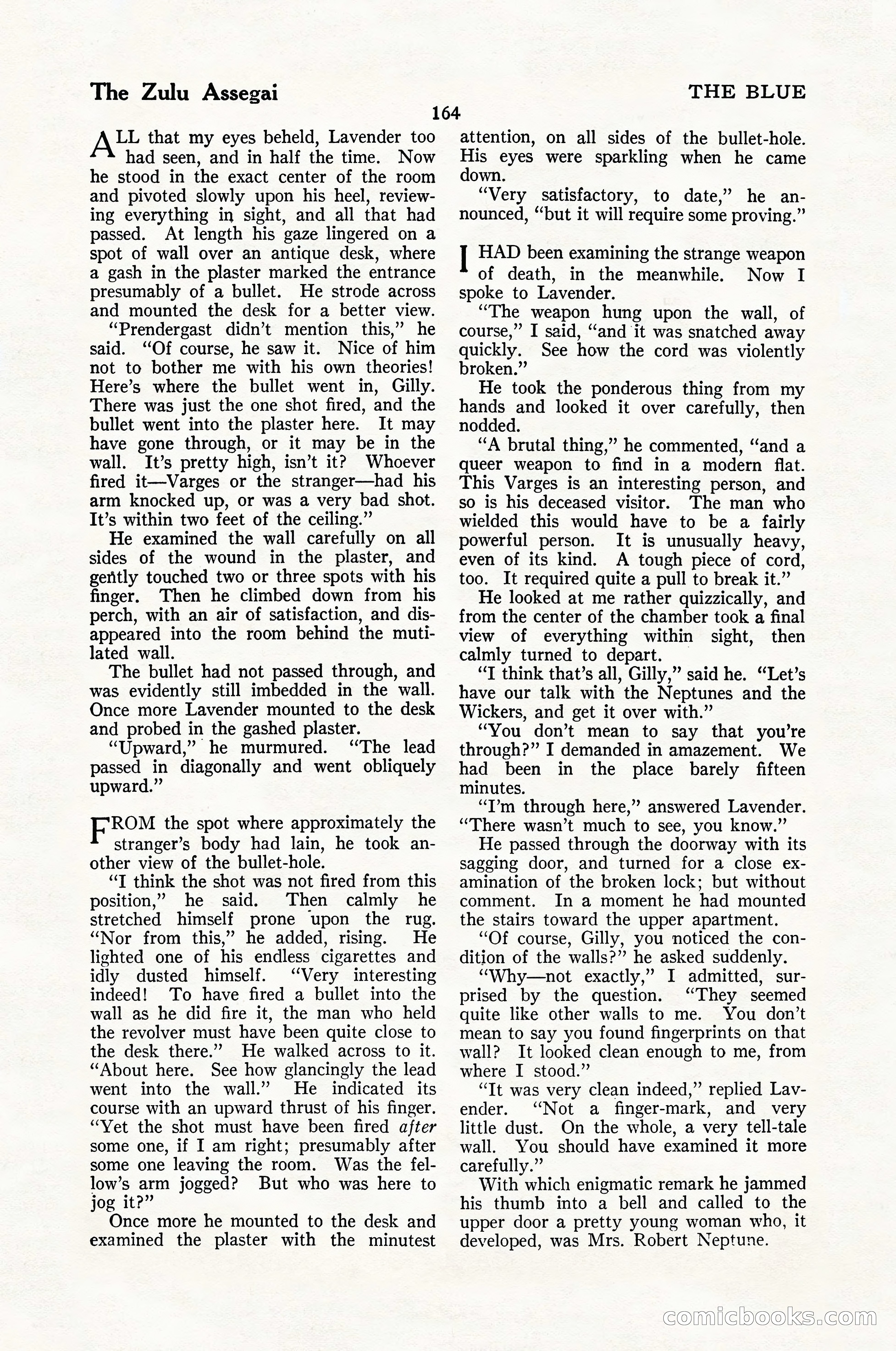 The Blue Book Magazine, January 1926 — page 166 of 208