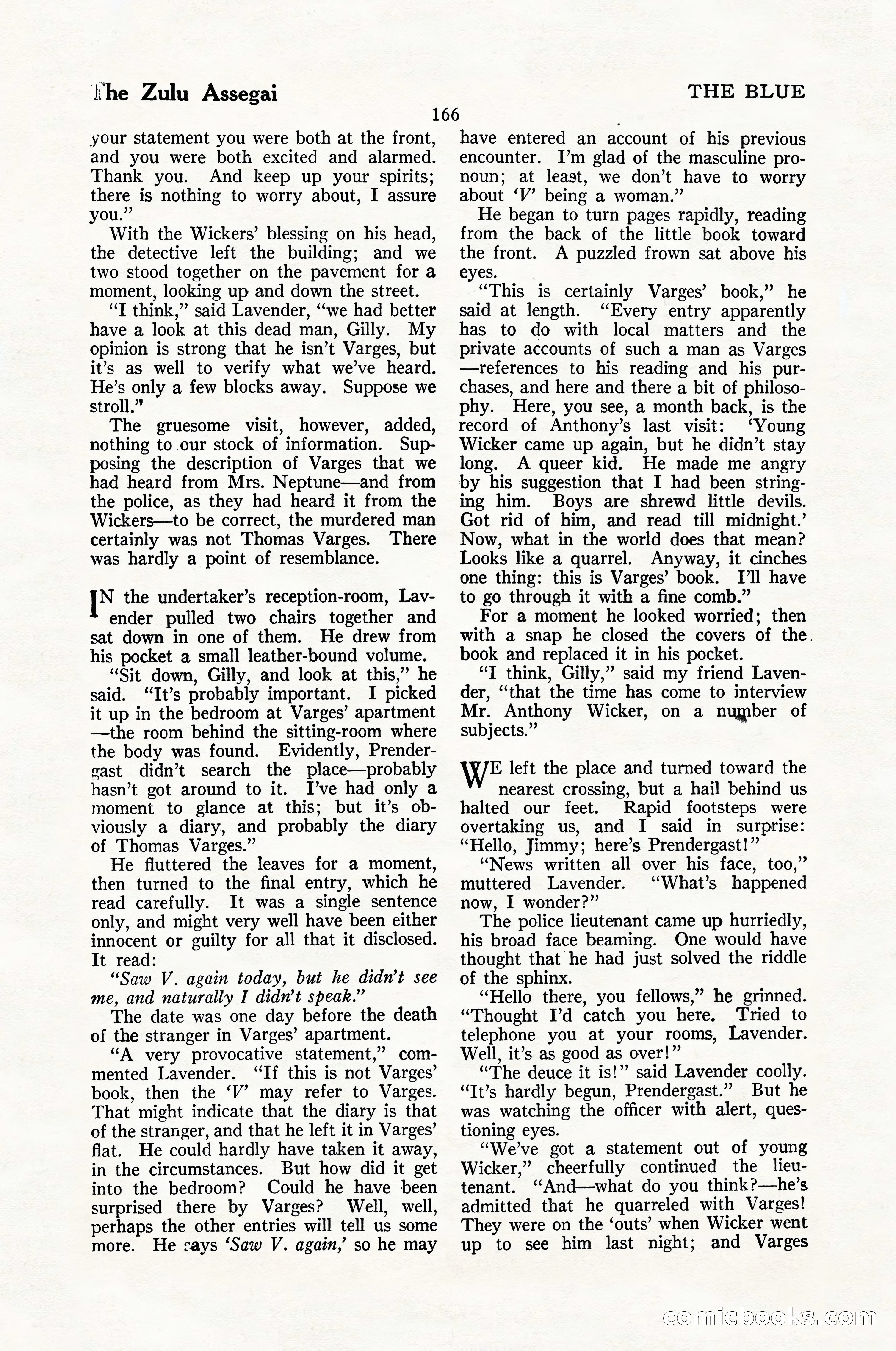 The Blue Book Magazine, January 1926 — page 168 of 208
