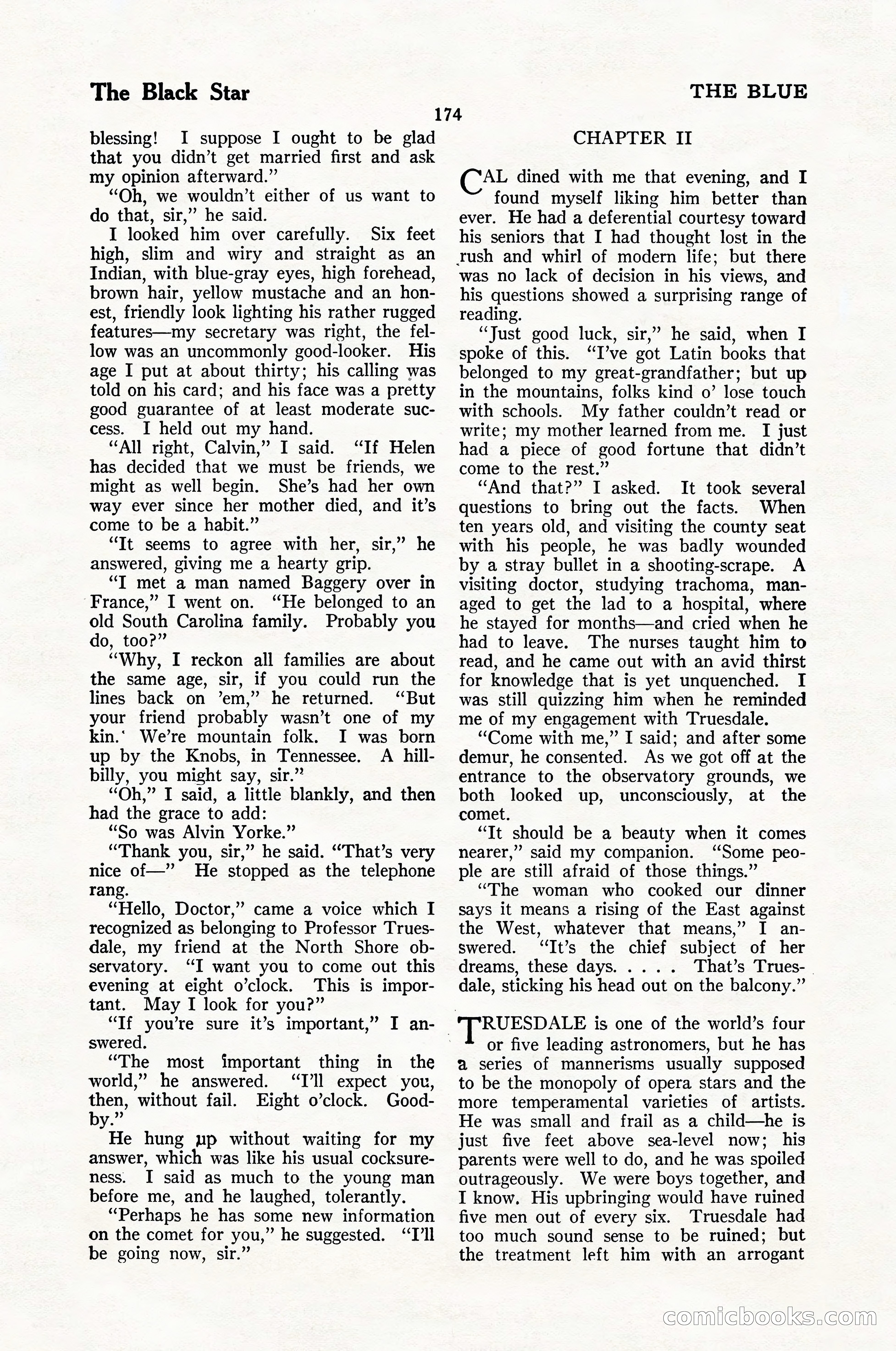 The Blue Book Magazine, January 1926 — page 176 of 208