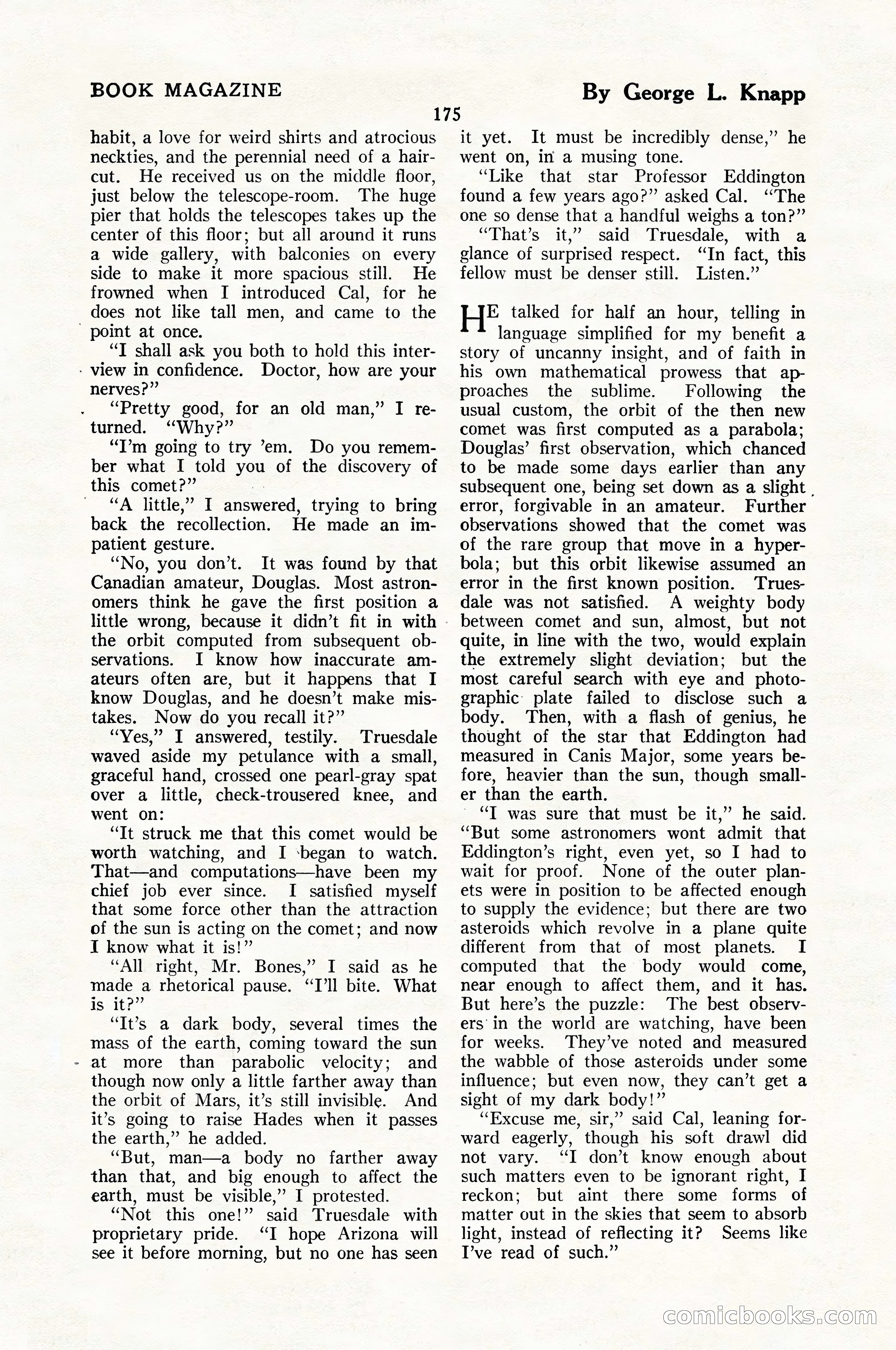 The Blue Book Magazine, January 1926 — page 177 of 208