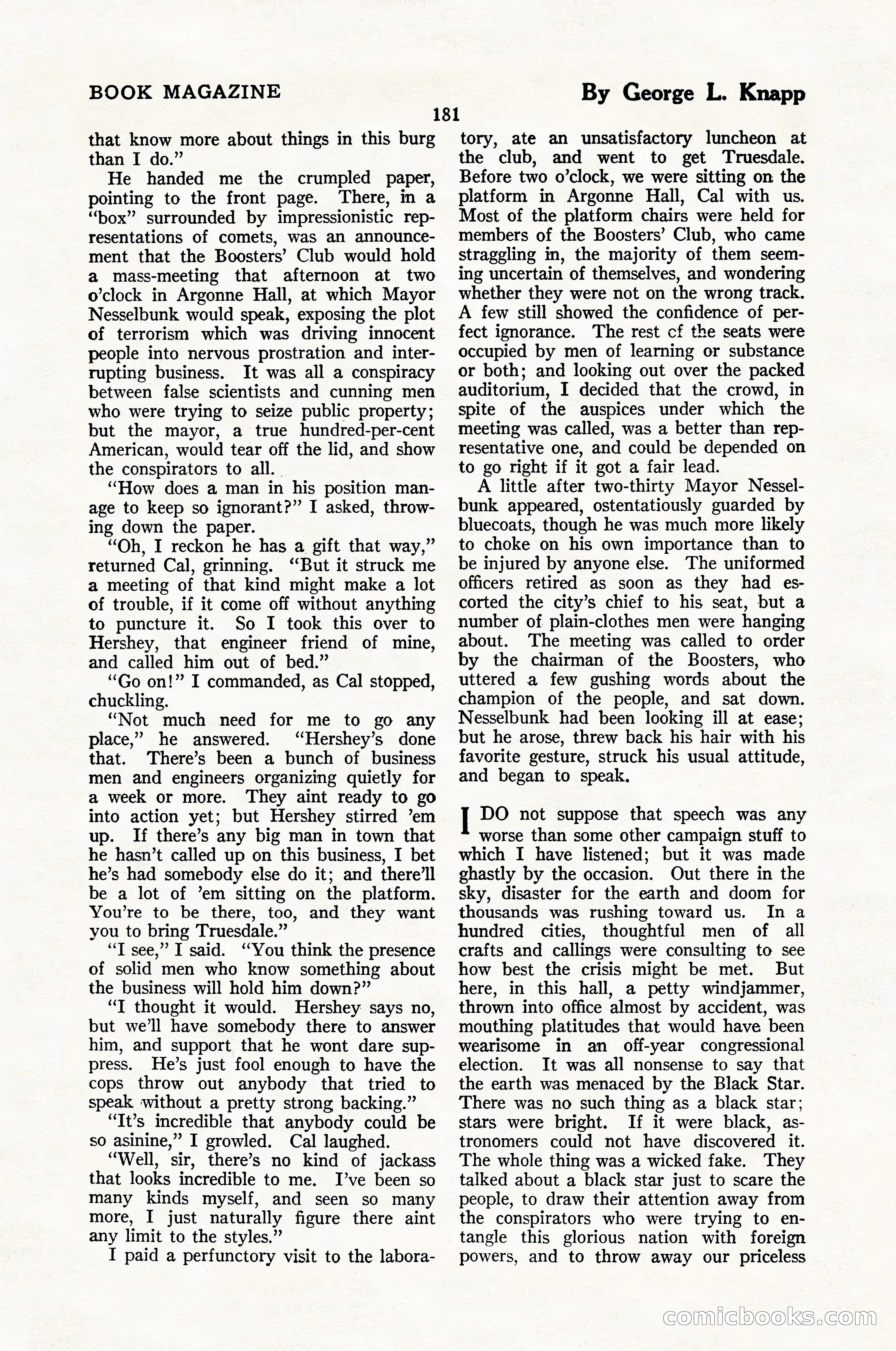 The Blue Book Magazine, January 1926 — page 183 of 208