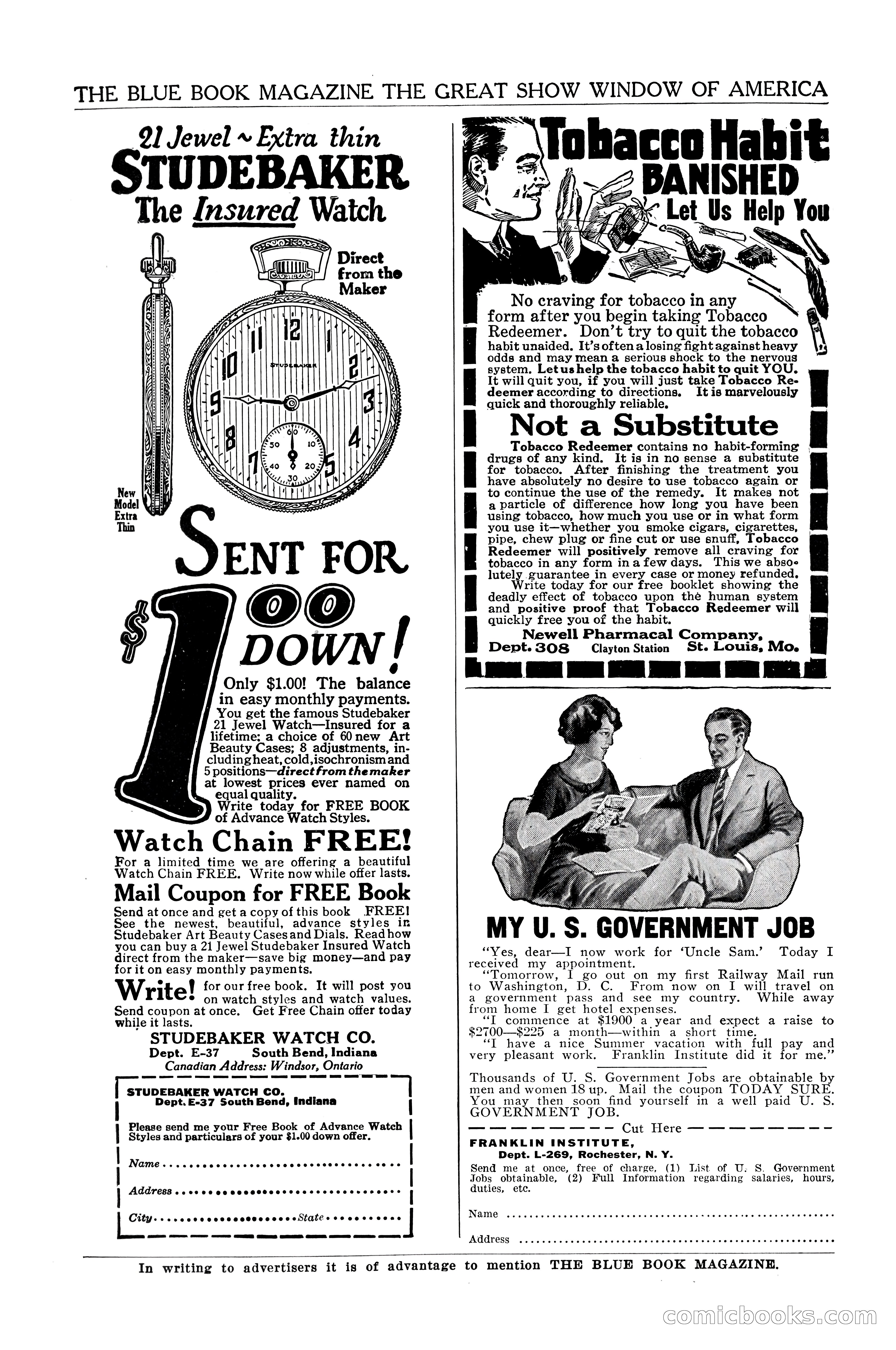The Blue Book Magazine, January 1926 — page 206 of 208