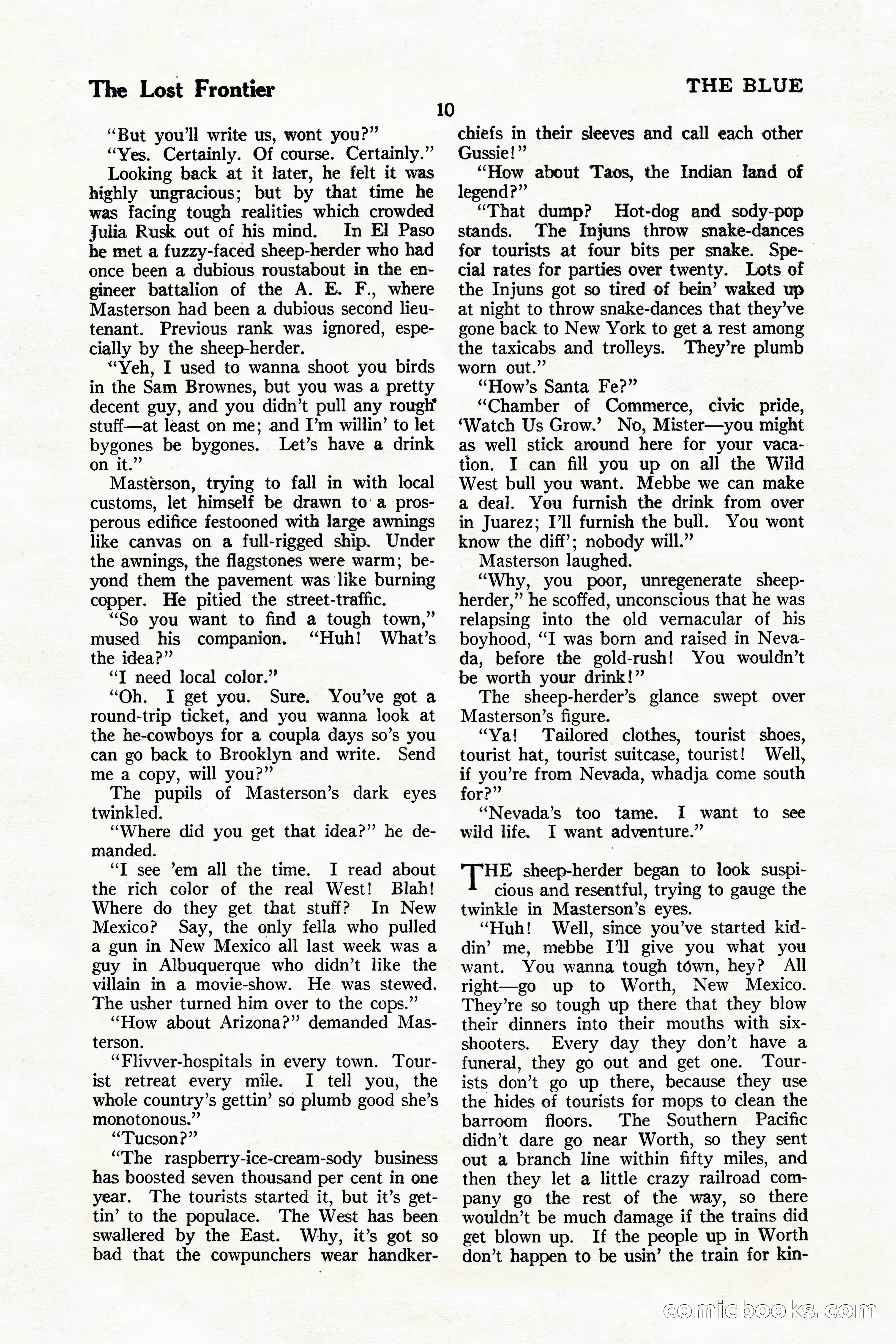 The Illustrated Blue Book Magazine, July 1926 — page 12 of 204