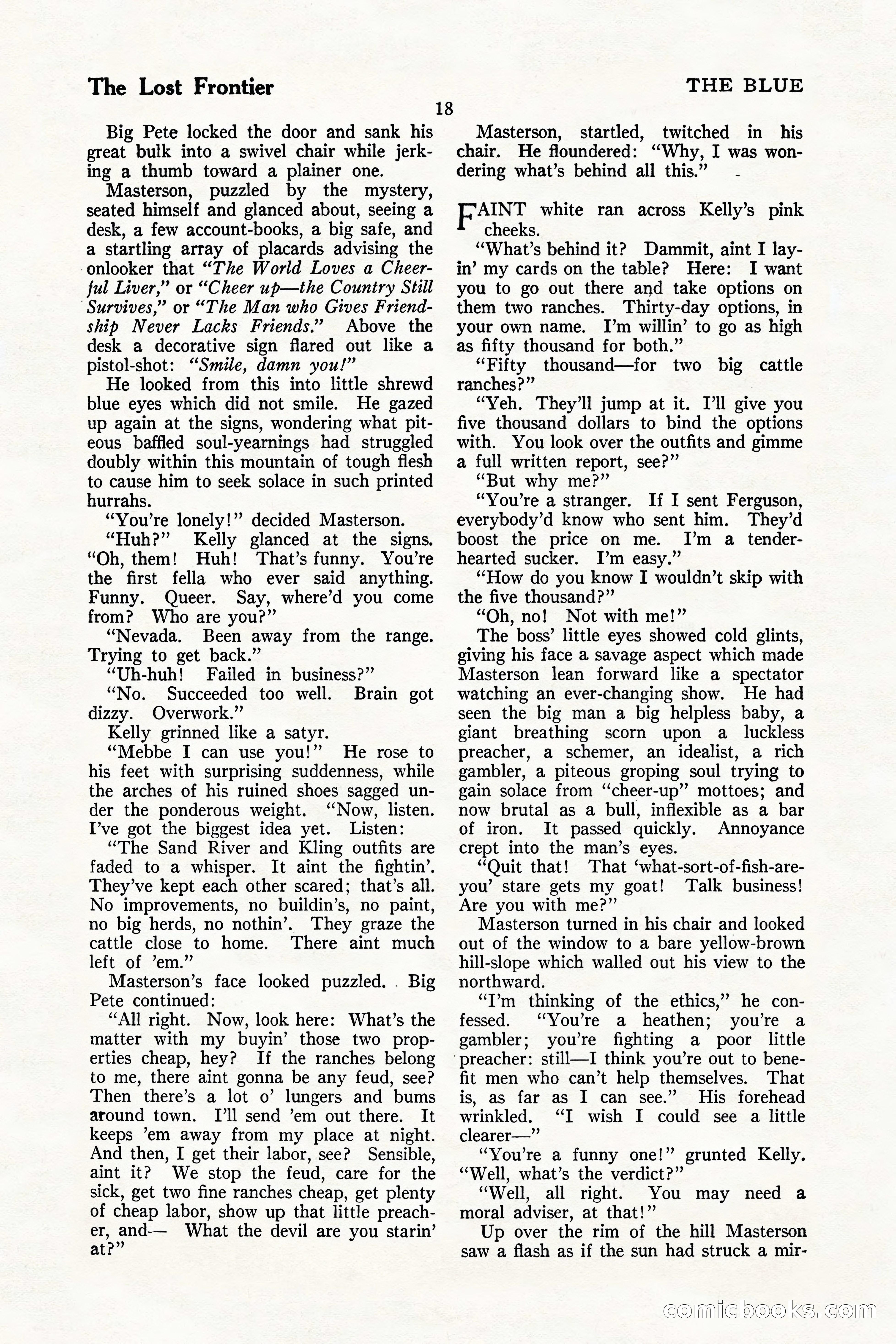 The Illustrated Blue Book Magazine, July 1926 — page 20 of 204