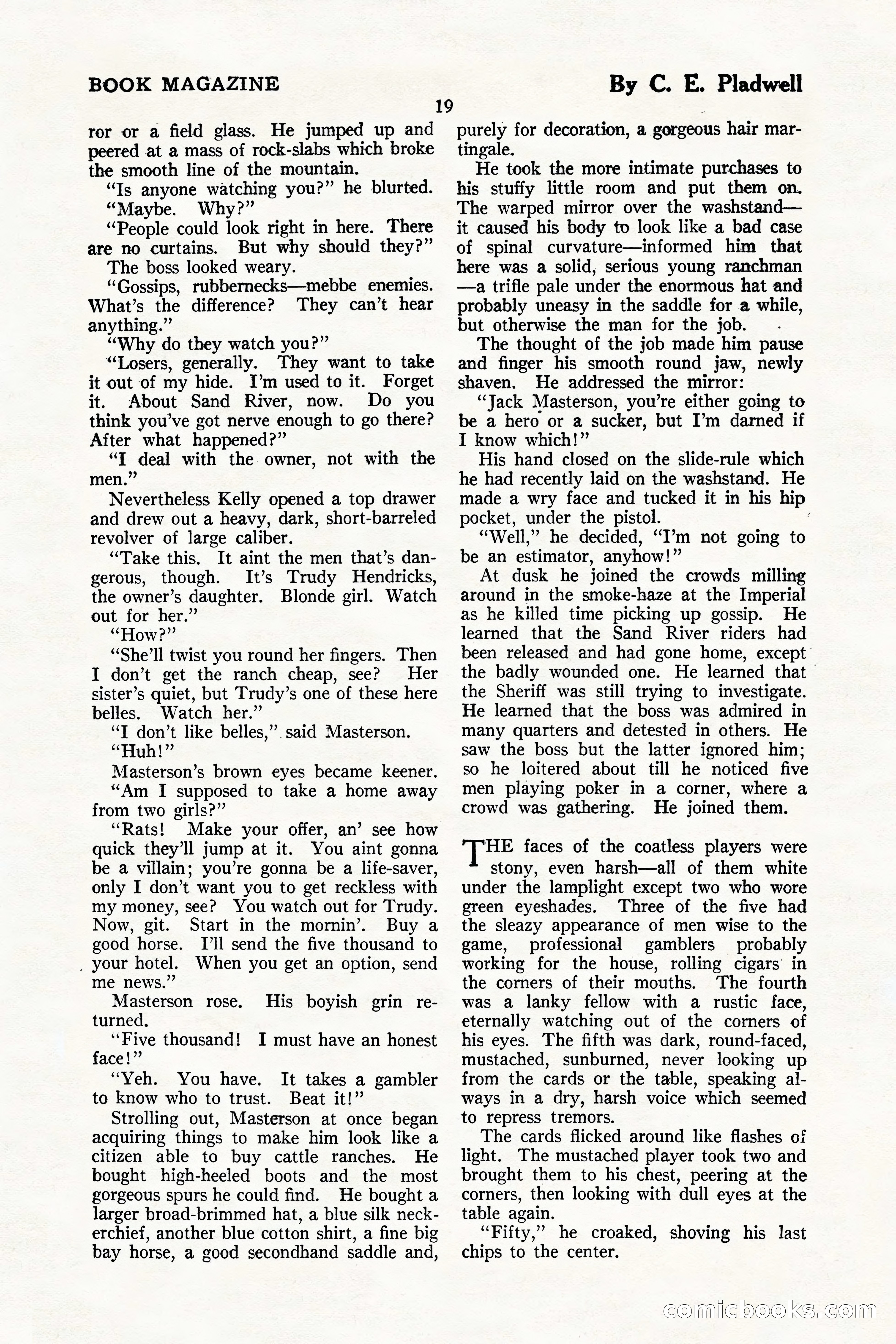 The Illustrated Blue Book Magazine, July 1926 — page 21 of 204