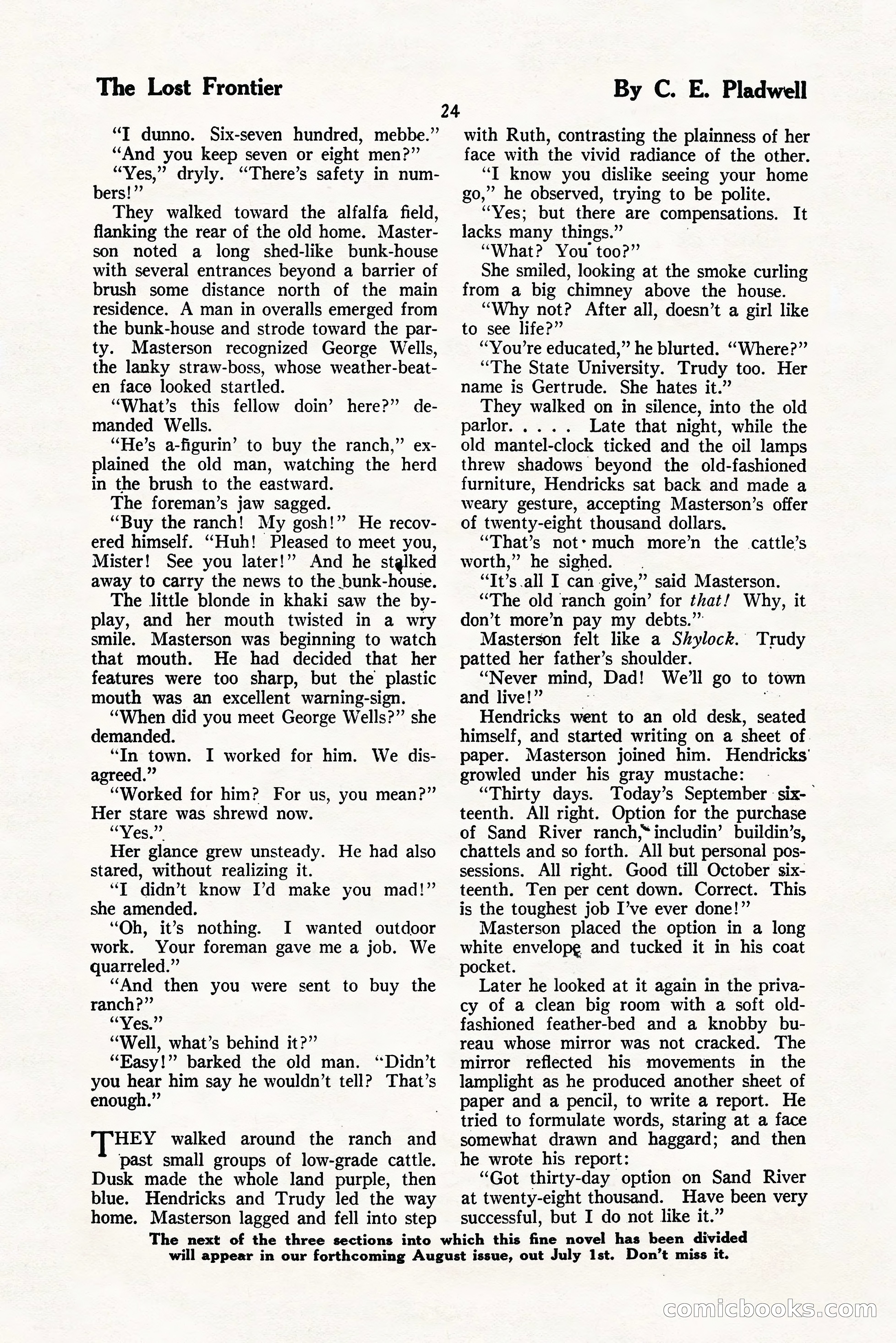 The Illustrated Blue Book Magazine, July 1926 — page 26 of 204