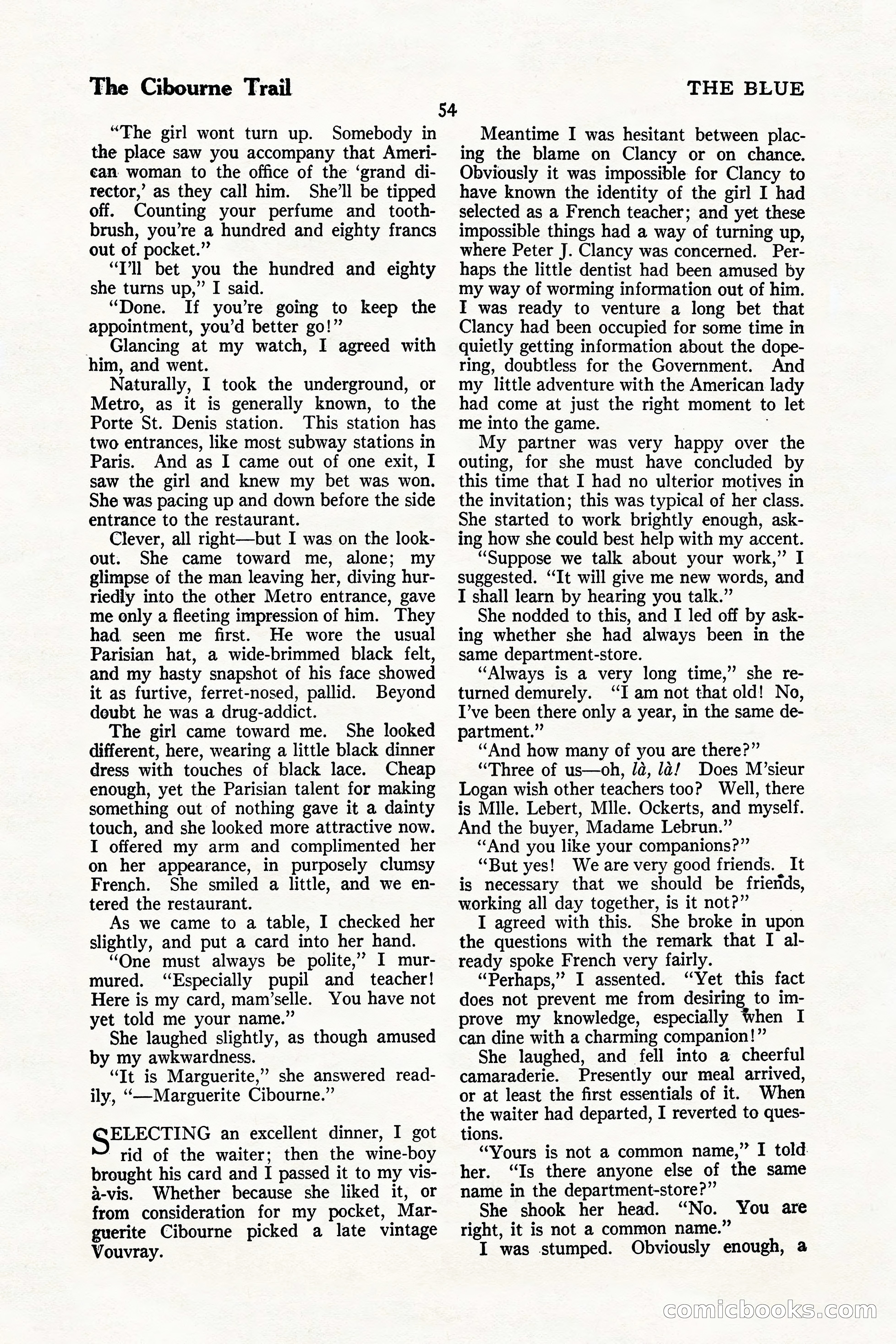 The Illustrated Blue Book Magazine, July 1926 — page 56 of 204