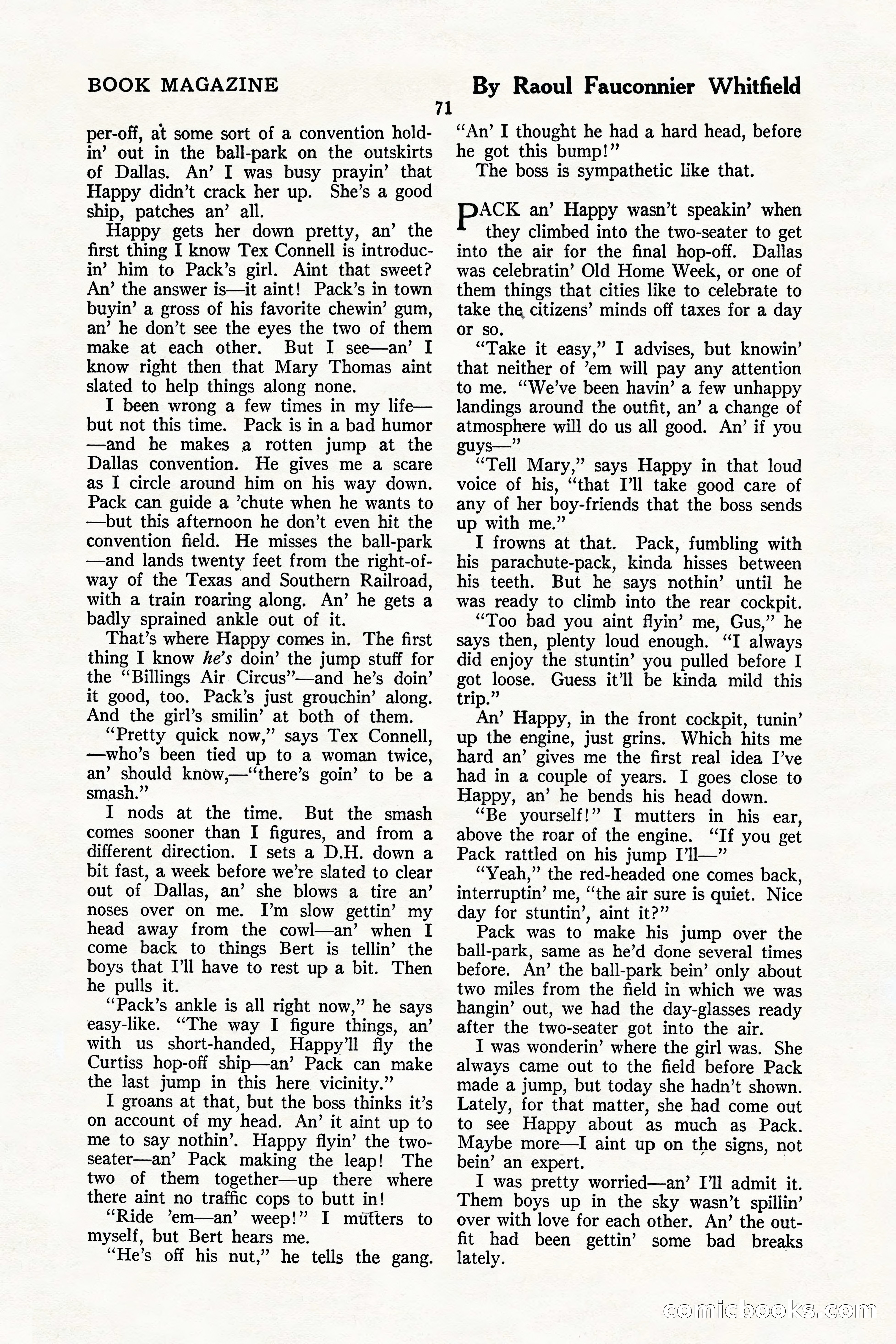 The Illustrated Blue Book Magazine, July 1926 — page 73 of 204