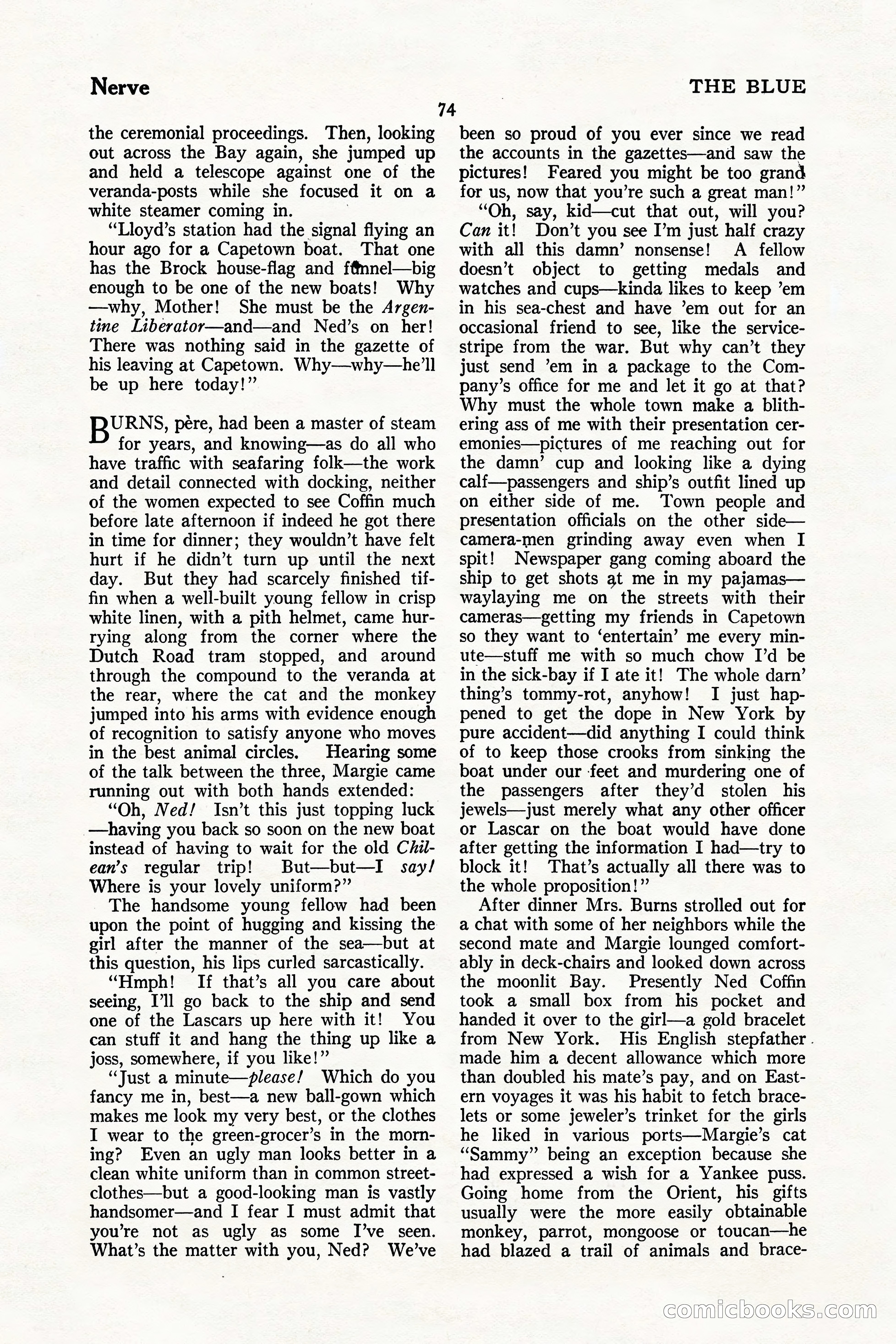 The Illustrated Blue Book Magazine, July 1926 — page 76 of 204